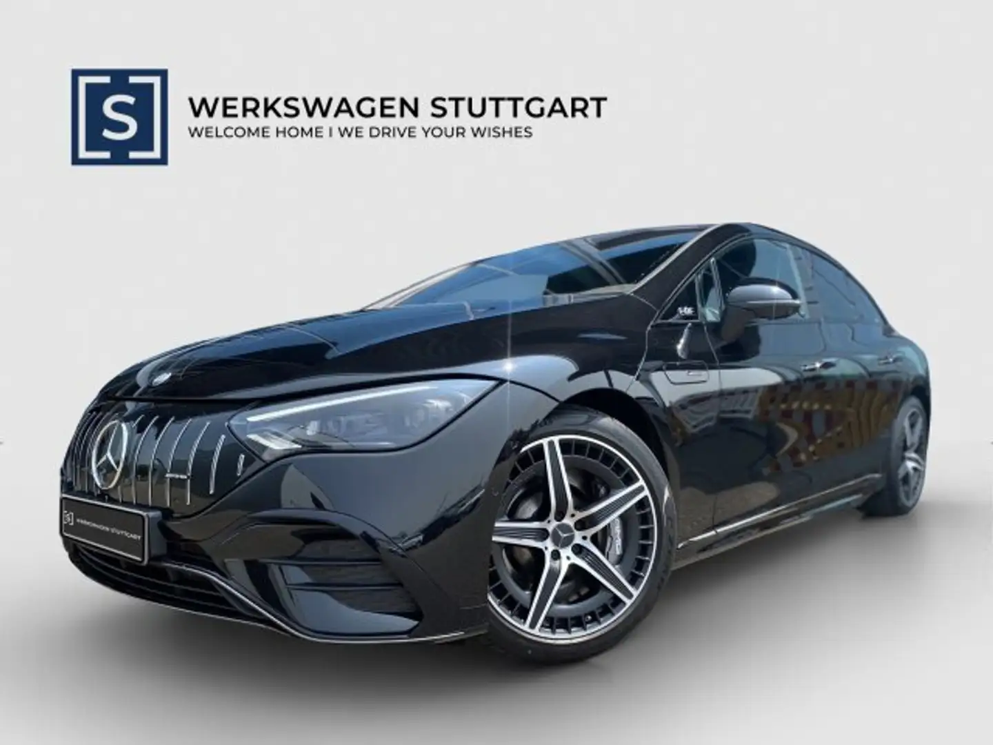 Mercedes-Benz EQE 53 EQE 53 AMG 4M+ Night V-max Dyn+ MASSAGE HuD AHK Zwart - 1