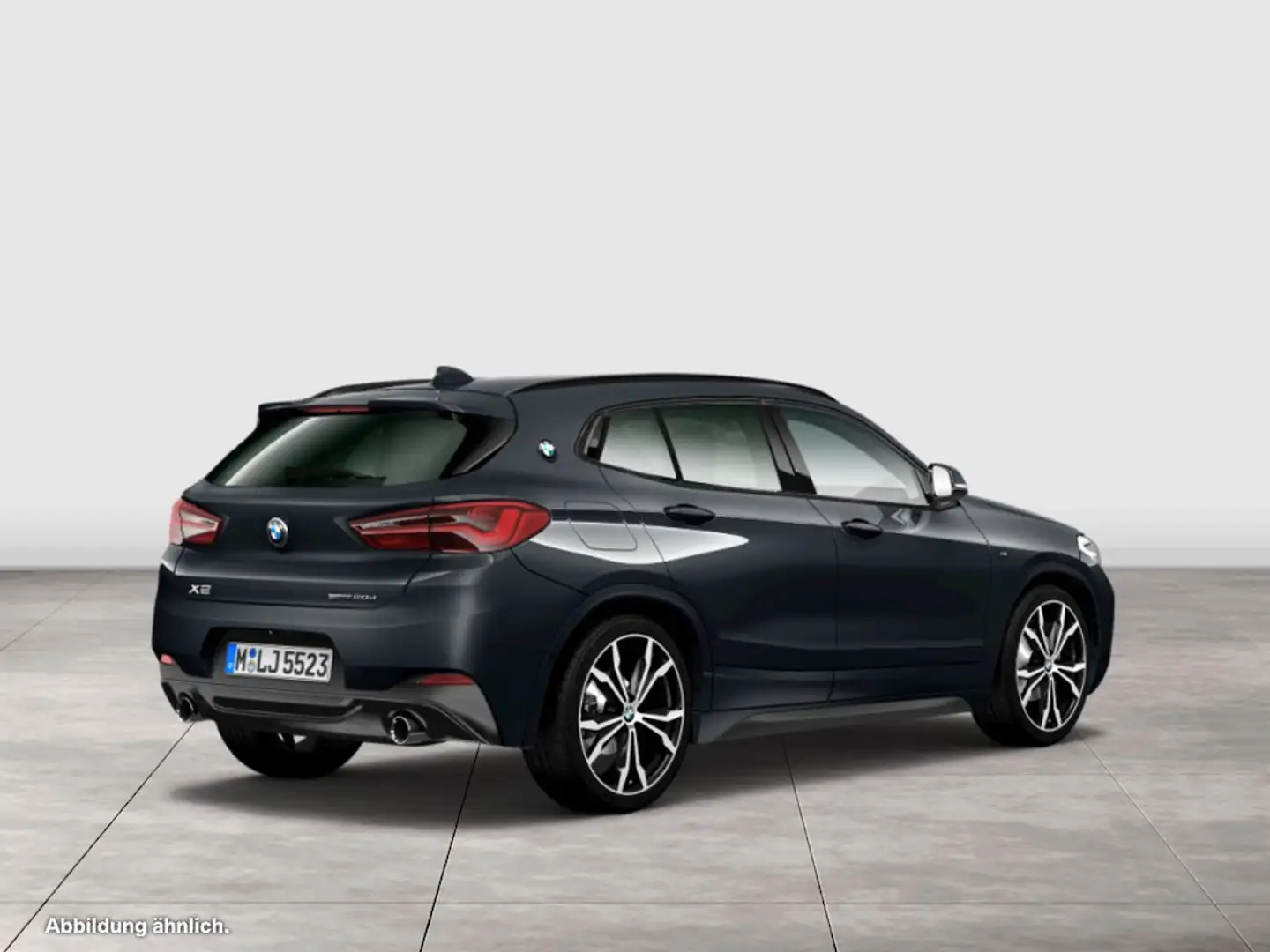 BMW X2 sDrive20d M-Sport  20" RFK LED PA HuD DAB HiFi Grigio - 2