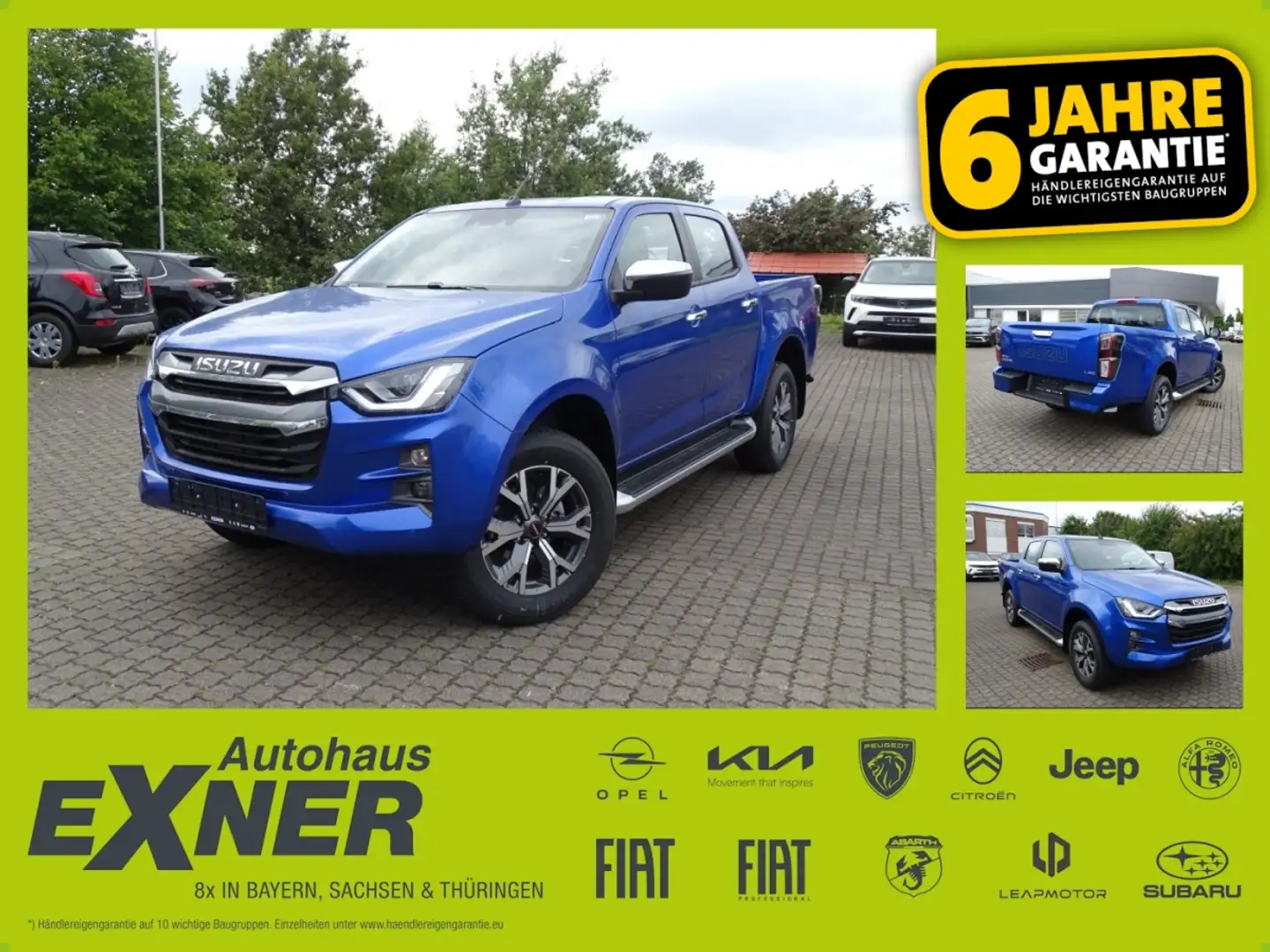 Isuzu D-Max Double Cab LSE AT 4x4 AHK, Laderaumwanne Blau - 1