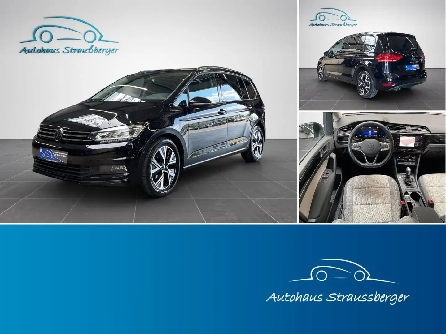 Volkswagen Touran Comfortline ACC AHK Sthz SHZ LED 3ZK RFK Negro - 1
