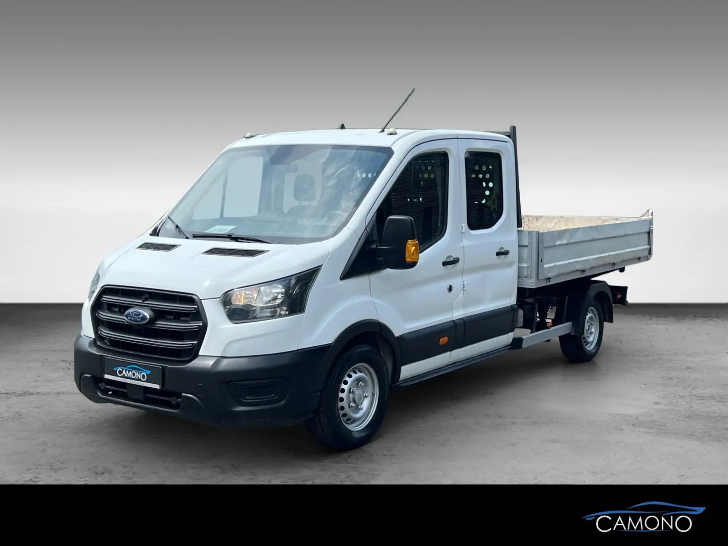 Ford Transit Trend DOKA Pritsche Klima AHK 1.Hd Blanc - 1