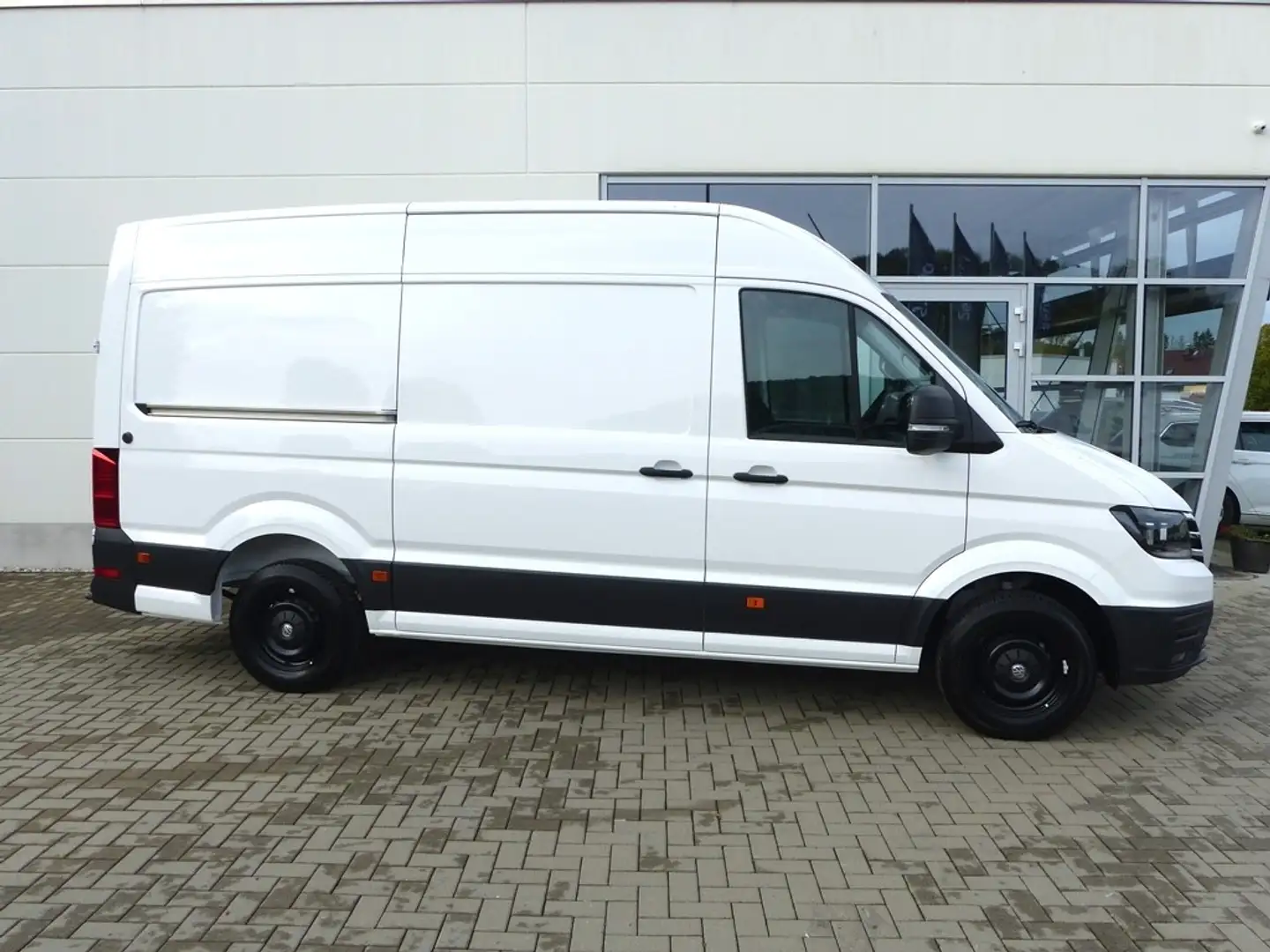 Volkswagen Crafter 35 Kasten 2.0 TDI MR  *AHK*PDC*ZV*Klima* Weiß - 2