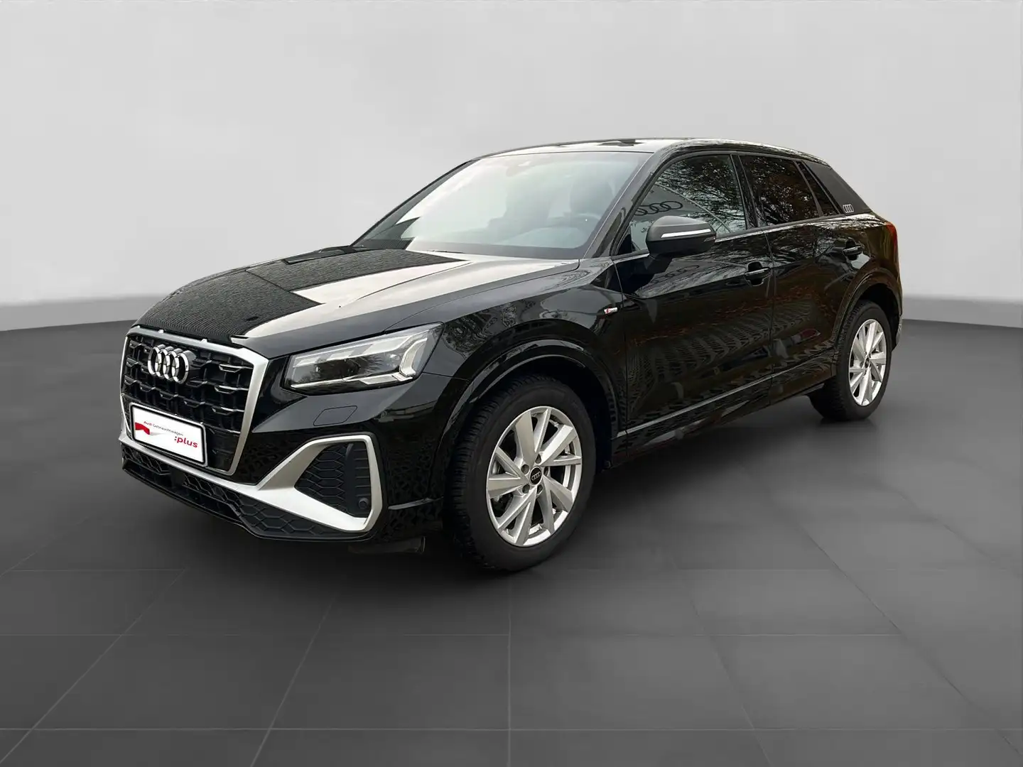 Audi Q2 35 TFSI 2x S LINE LM18 FEINNAPPA AHK MATRIX Noir - 2