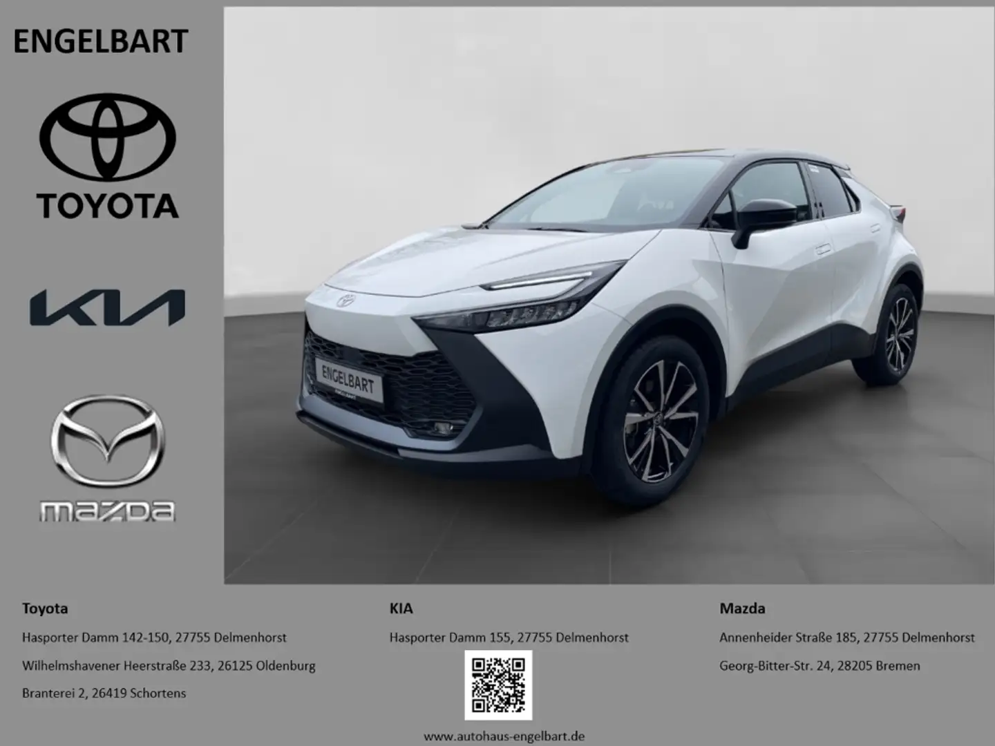 Toyota C-HR 2.0 Hybrid Teamplayer Weiß - 1