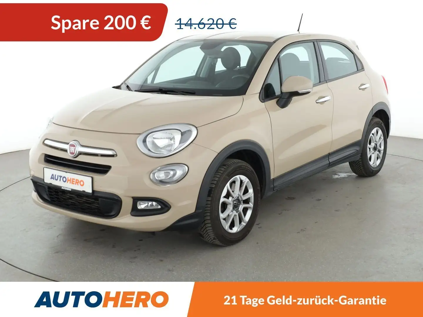 Fiat 500X 1.4 Turbo Pop Star Aut.*NAVI*TEMPO*PDC*SHZ* Braun - 1