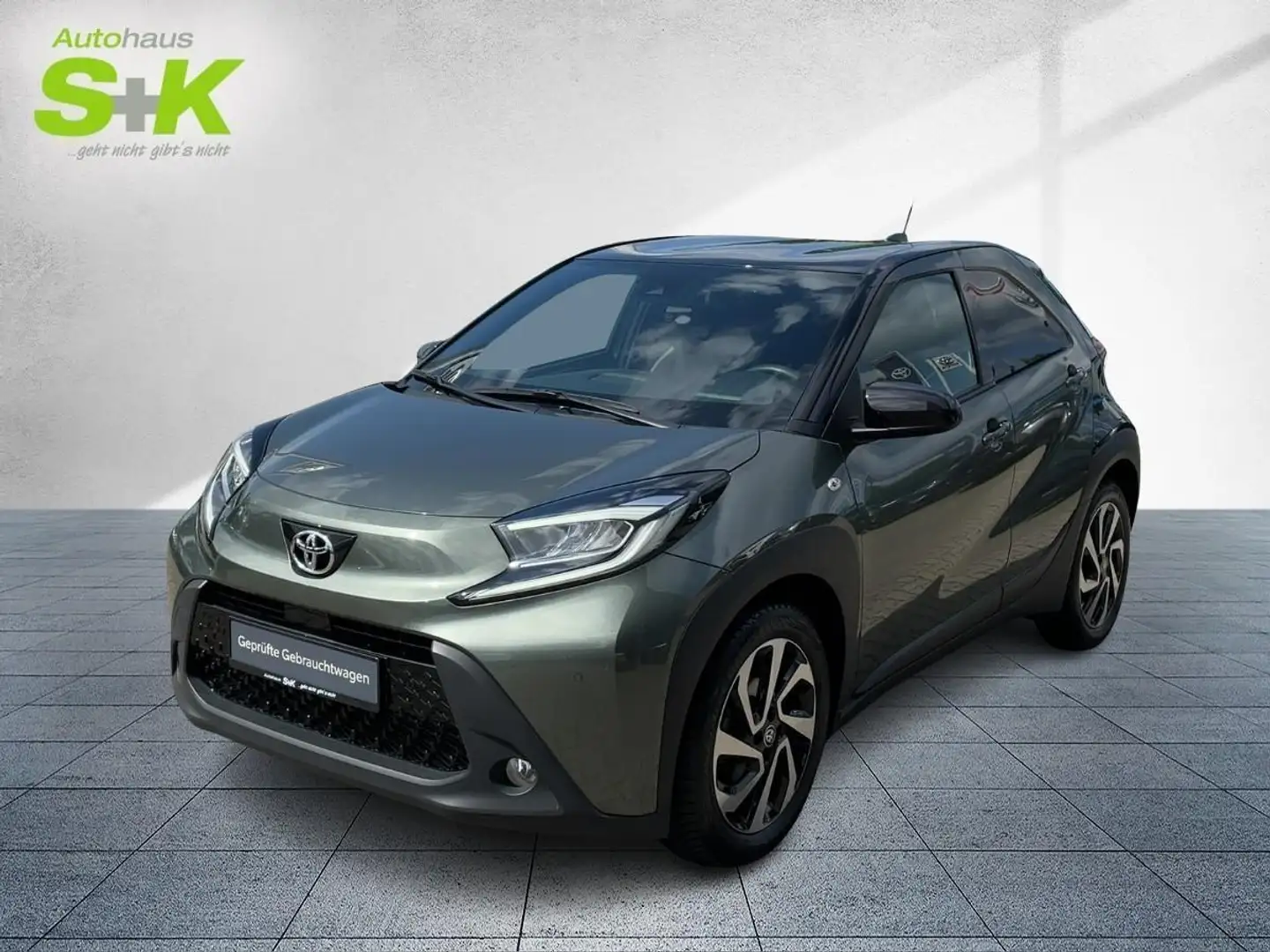 Toyota Aygo X 1,0-l-VVT-i, Pulse+Carplay+R-Kamera+GJR+ Groen - 1