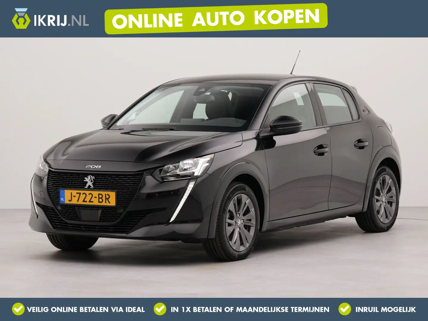 Peugeot e-208 EV Allure 50 kWh | Apple carplay | Bluetooth |  | Noir - 1