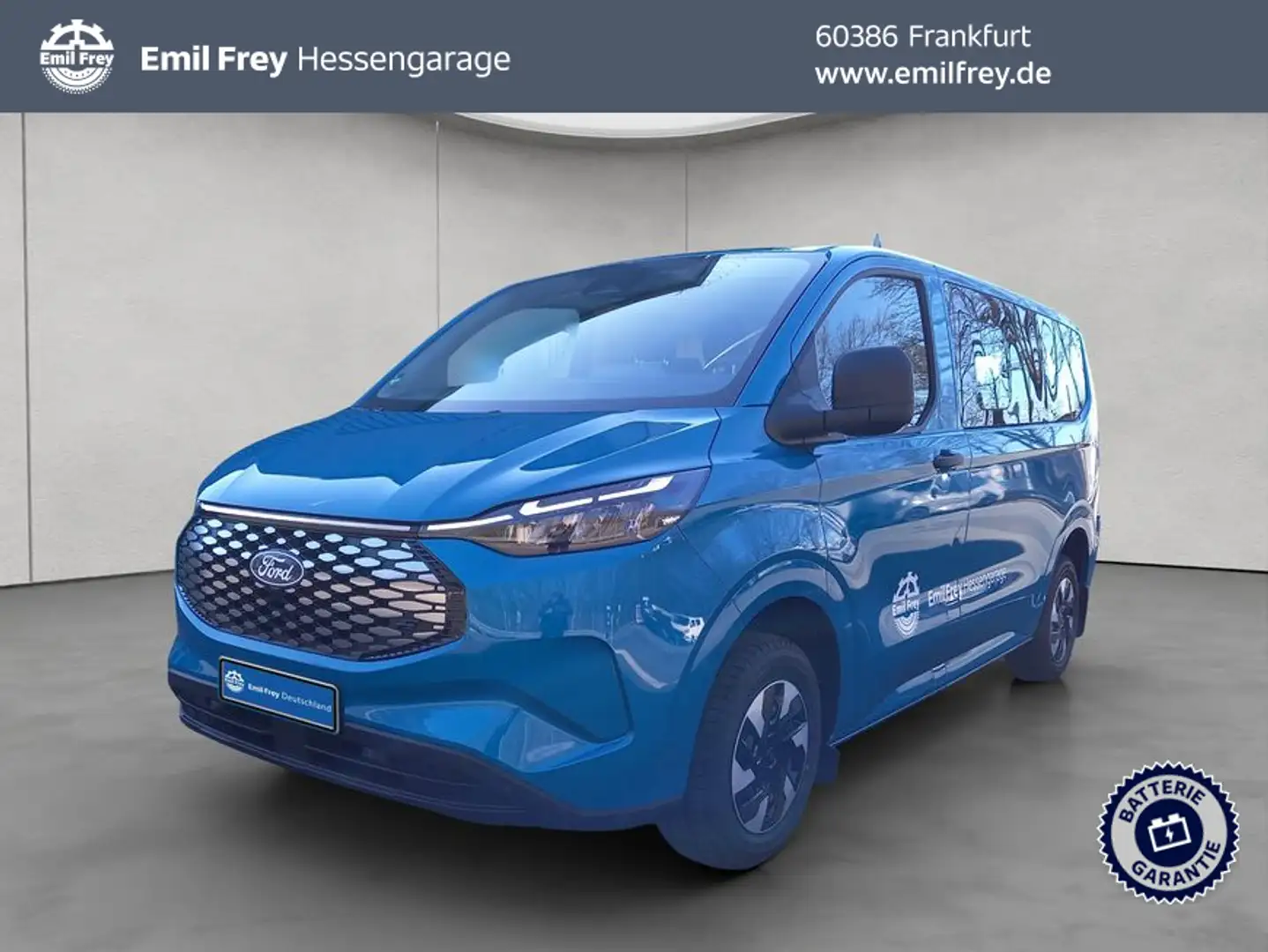 Ford e-Transit Custom 340 L1H1 PKW HA Trend Blau - 1
