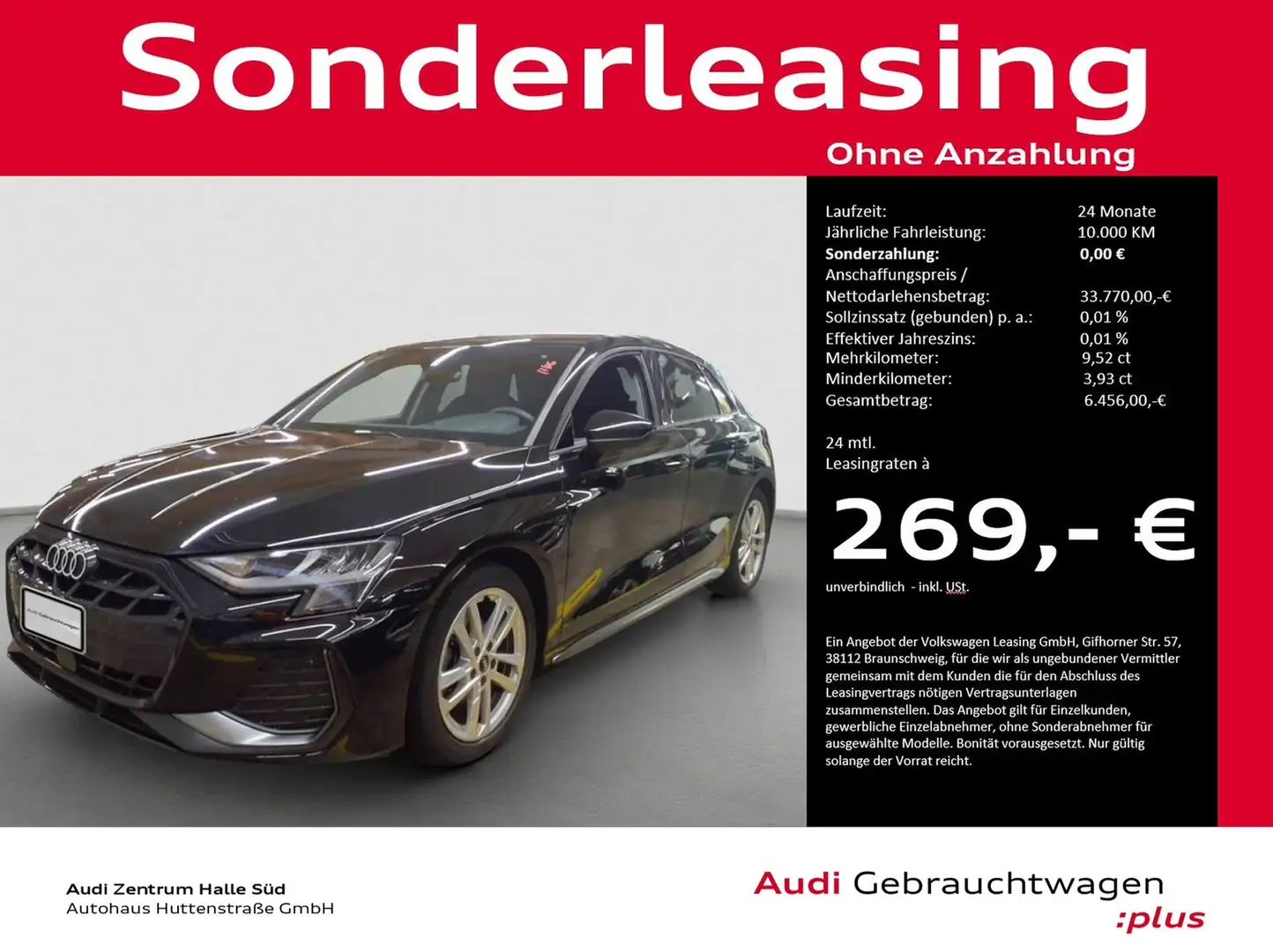 Audi A3 Sportback 35 TFSI S line SONOS HuD SPORTSITZ Nero - 1