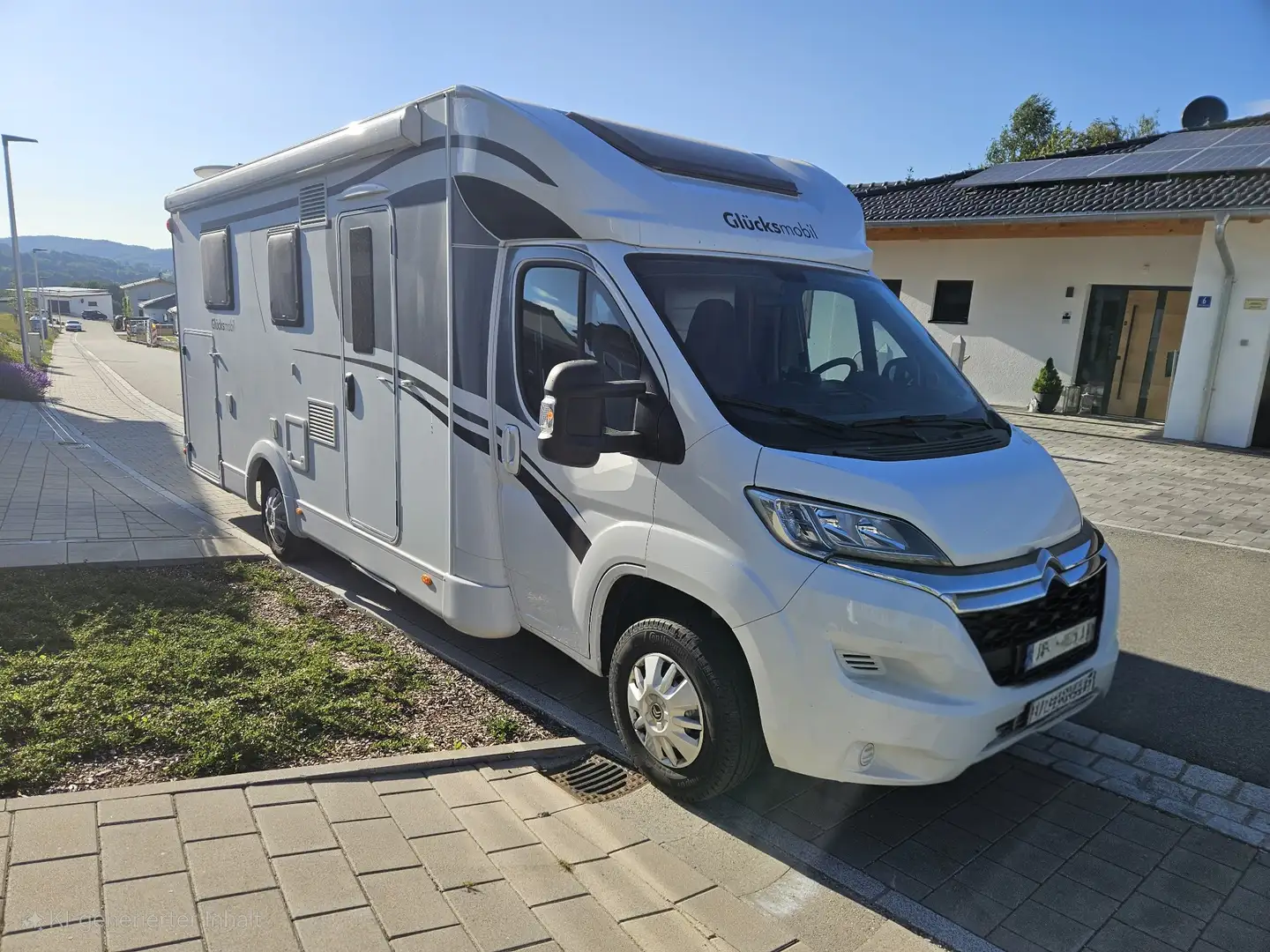 Caravans-Wohnm Dethleffs Glücksmobil 7,4 Meter Blanc - 1