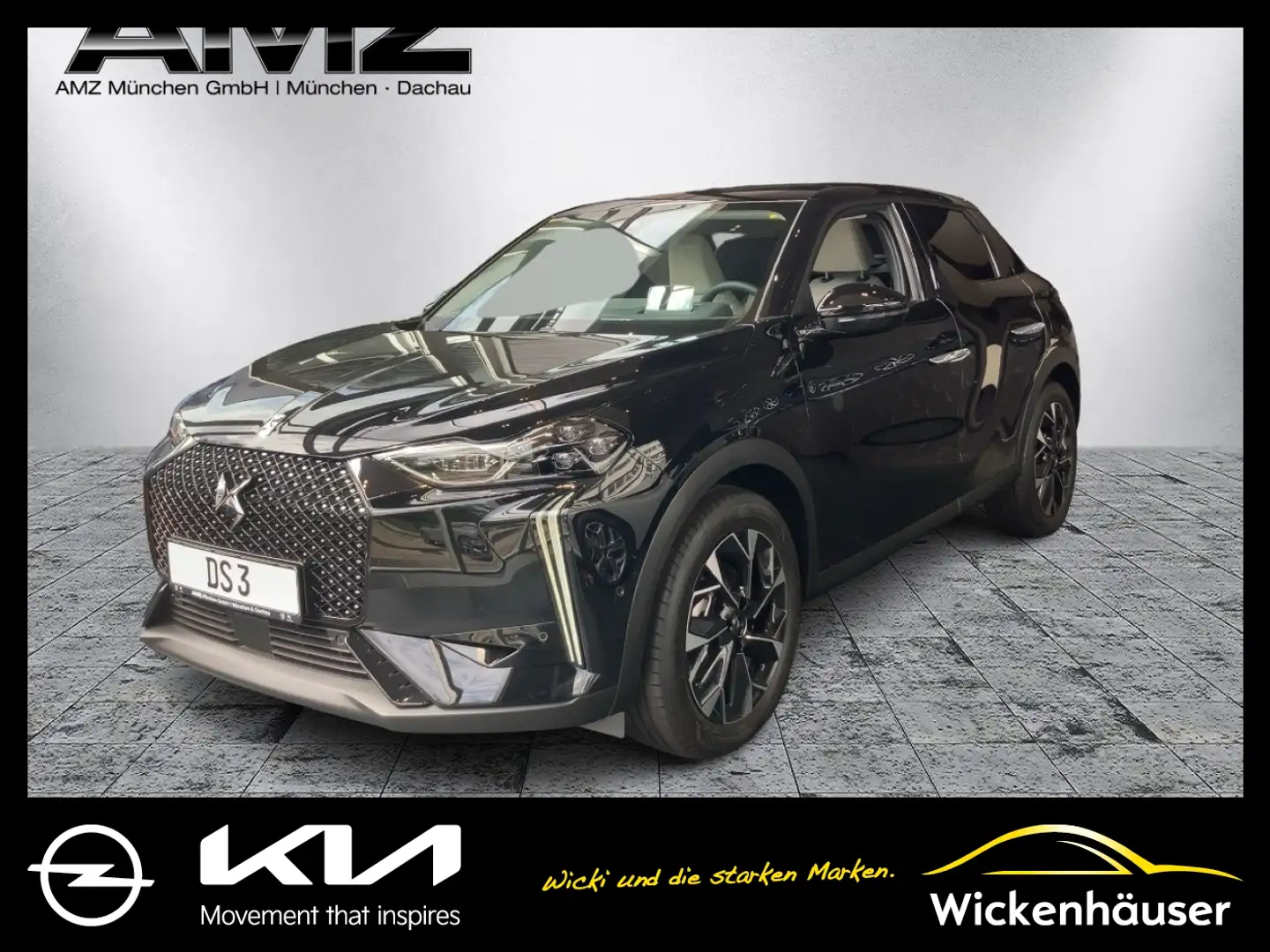 DS Automobiles DS 3 DS3 E-Tense Rivoli VOLL Navi HUD LED Vision Schwarz - 1
