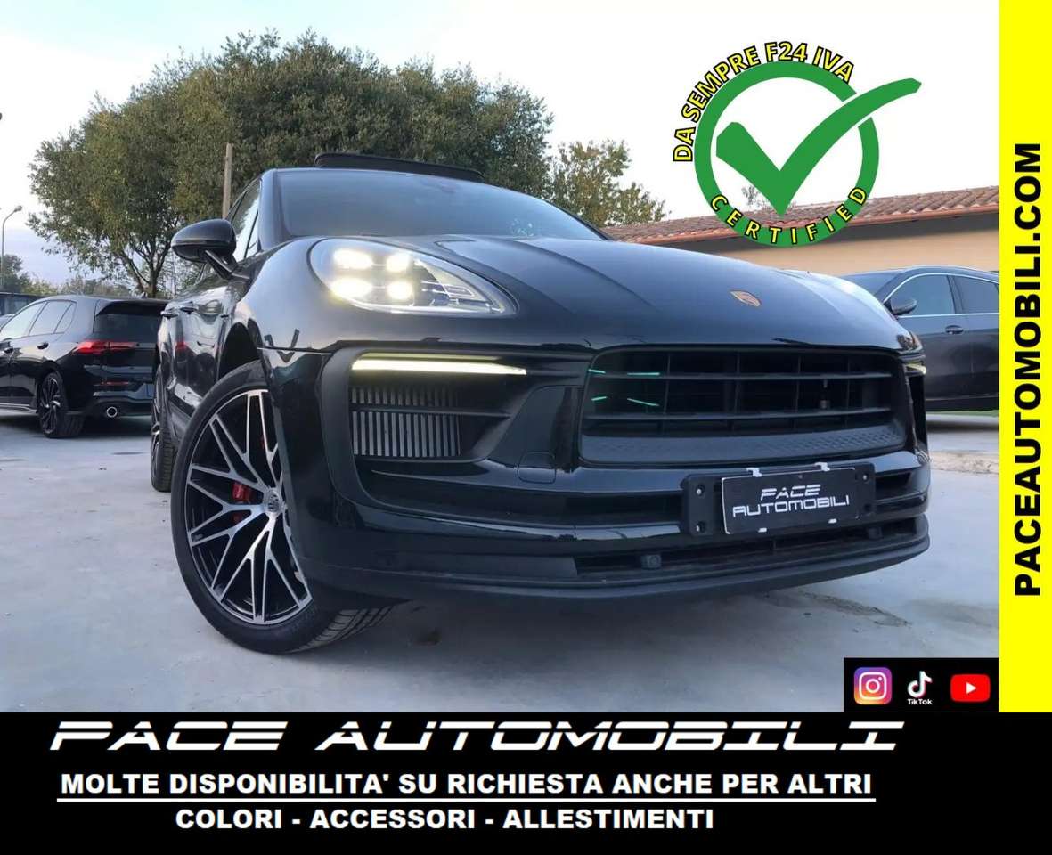 Porsche Macan S LED ACC 21" BOSE KAMERA PDLS + PASM TETTO 381 CV