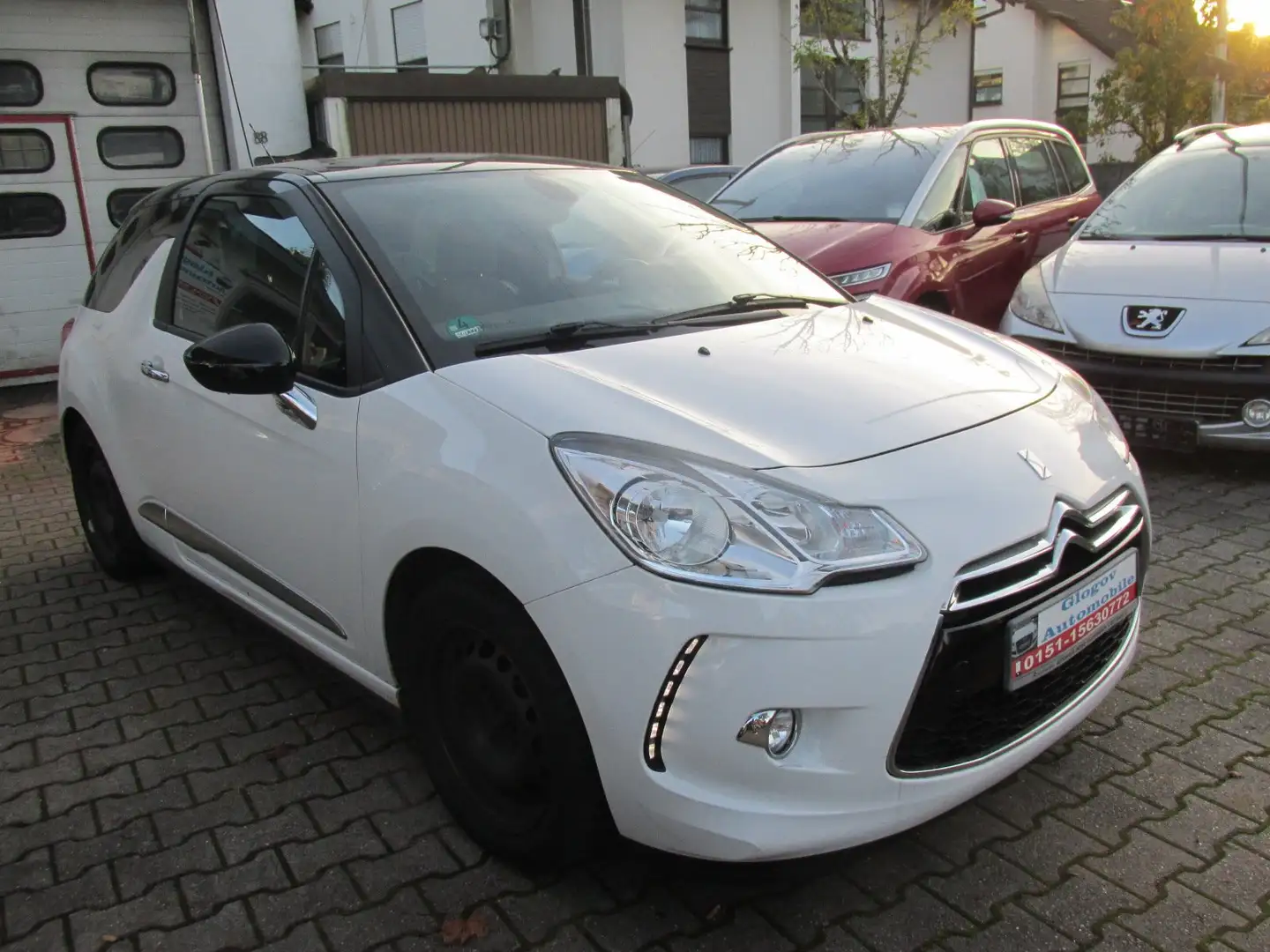 Citroen DS3 1.6 i SoChic*ALU*EURO 5*TÜV/AU 08/2026 Білий - 2