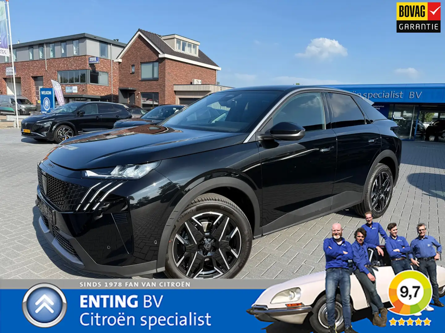 Peugeot 3008 1.2 Hybrid 145 ALLURE E-DSC-6 ADAPTIVE CRUISE AGR+ Negro - 1