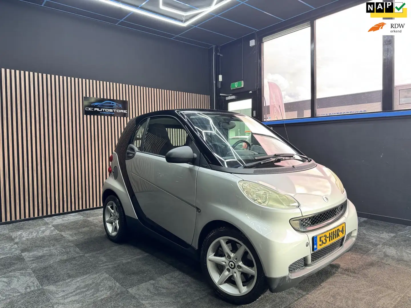 smart forTwo coupé 1.0 mhd Passion Airco Volledig Dealer onderh Gris - 1