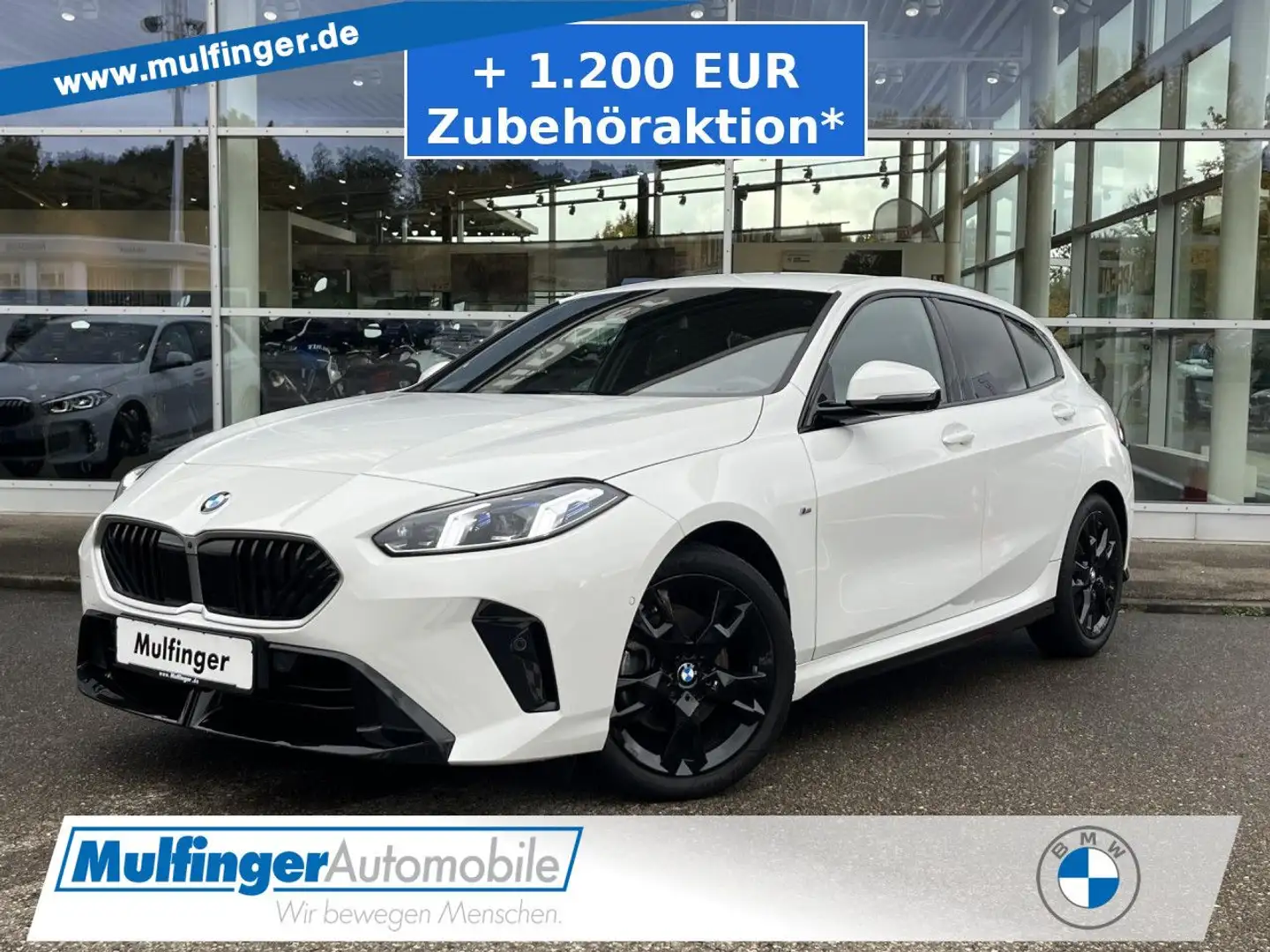 BMW 120 d M Sport ACC HUD Har/Kar Sportpaket Bluetooth Weiß - 1