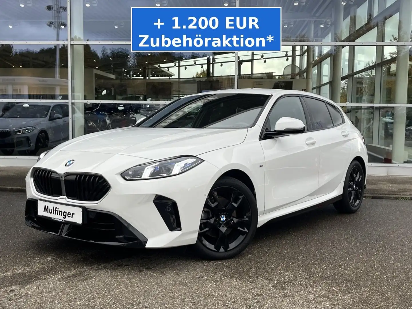 BMW 120 d M Sport ACC HUD Har/Kar Sportpaket Bluetooth Weiß - 2