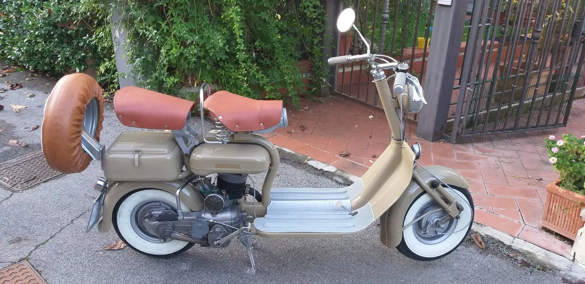 Lambretta C scooter storici anni 50 Verde - 2