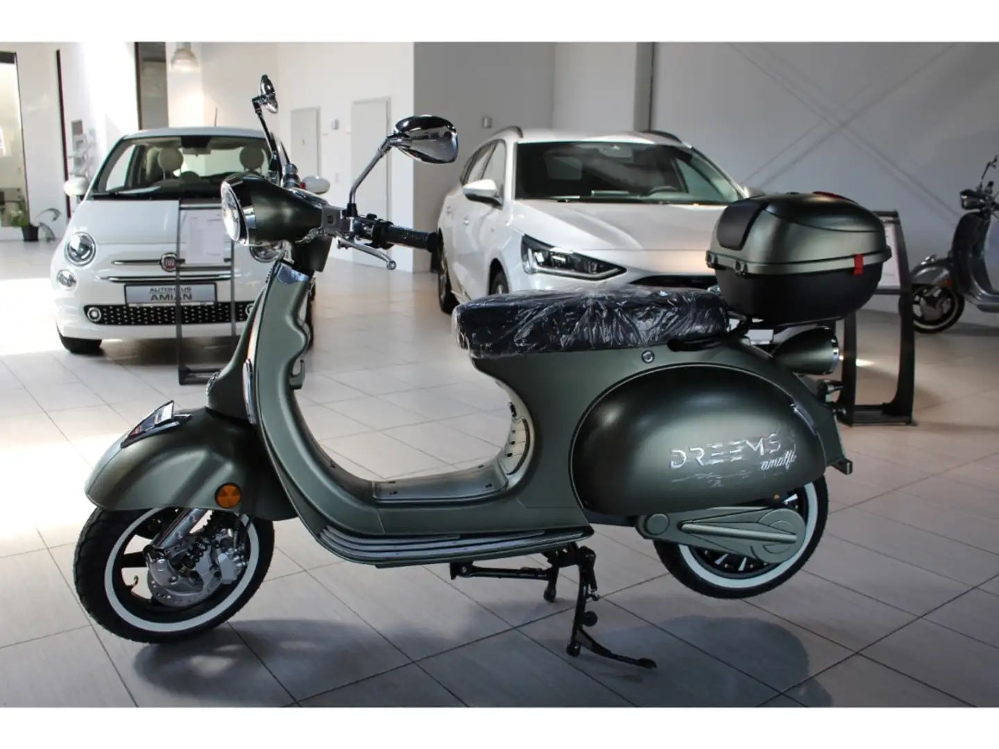 Dreems Amalfi S e-Roller 75km/h Alarm Gar. Grün - 2