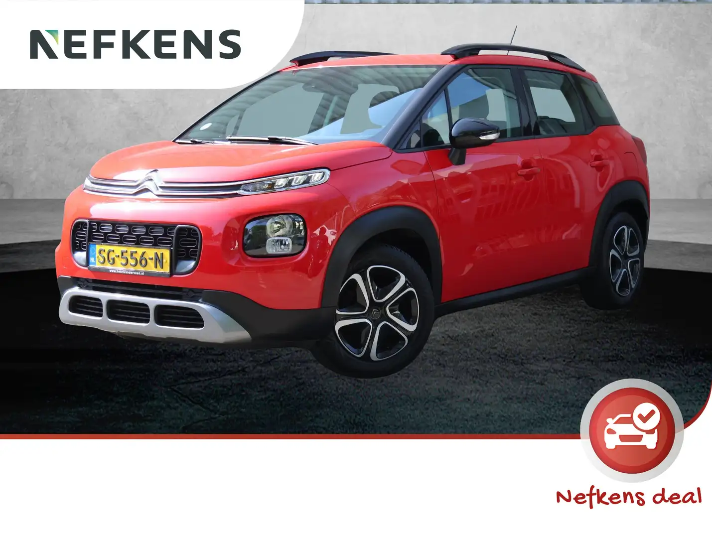 Citroen C3 Aircross 1.2 82pk Feel | Navigatie | Apple en Android | Arm Rood - 1
