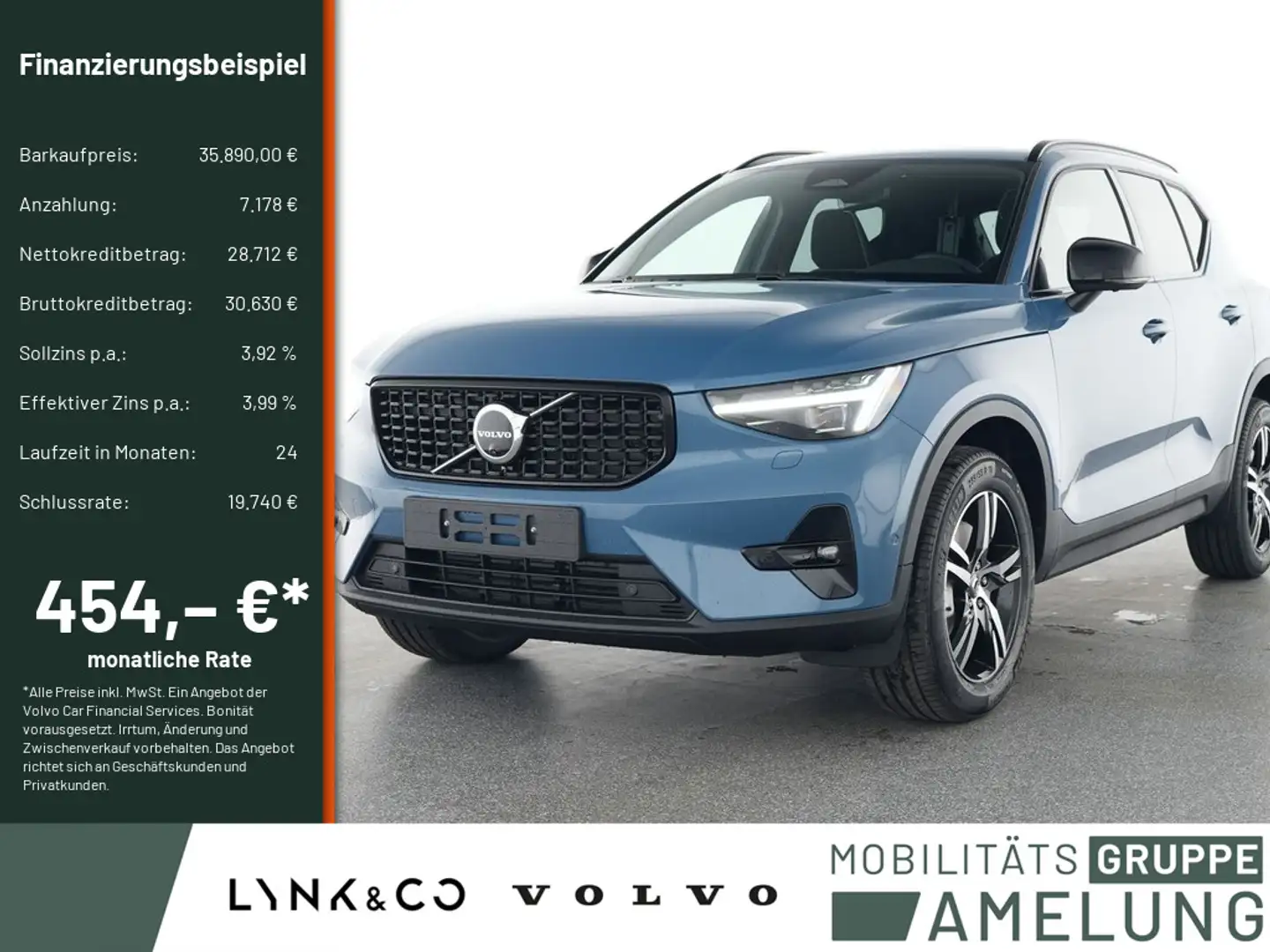Volvo XC40 B3 B DKG Plus Dark KAMERA H/K ACC 360° Bleu - 1