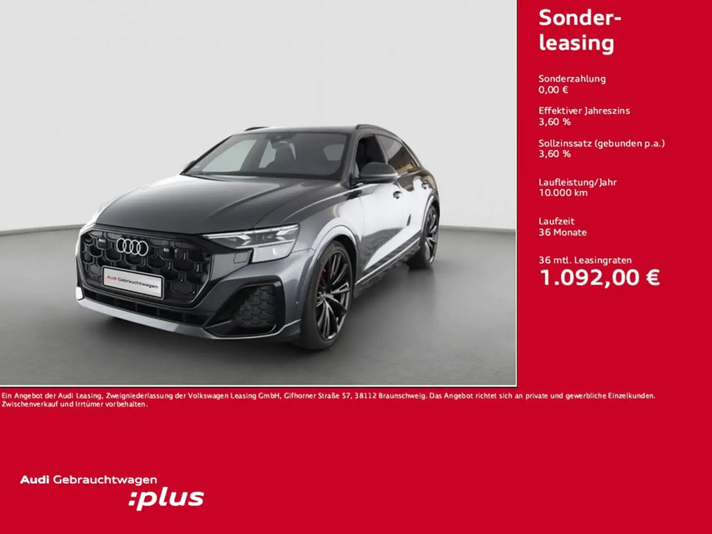 Audi Q8 SUV 50 TDI quattro tiptronic *Matrix*ACC* Grau - 1