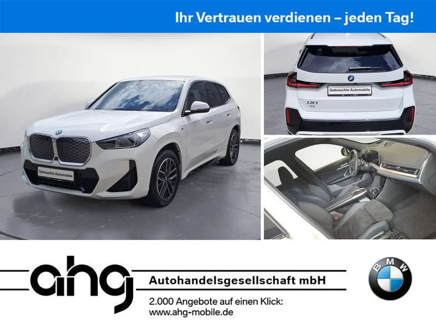 BMW iX1 eDrive20 M-Sport AHK Head Up PDC Weiß - 1