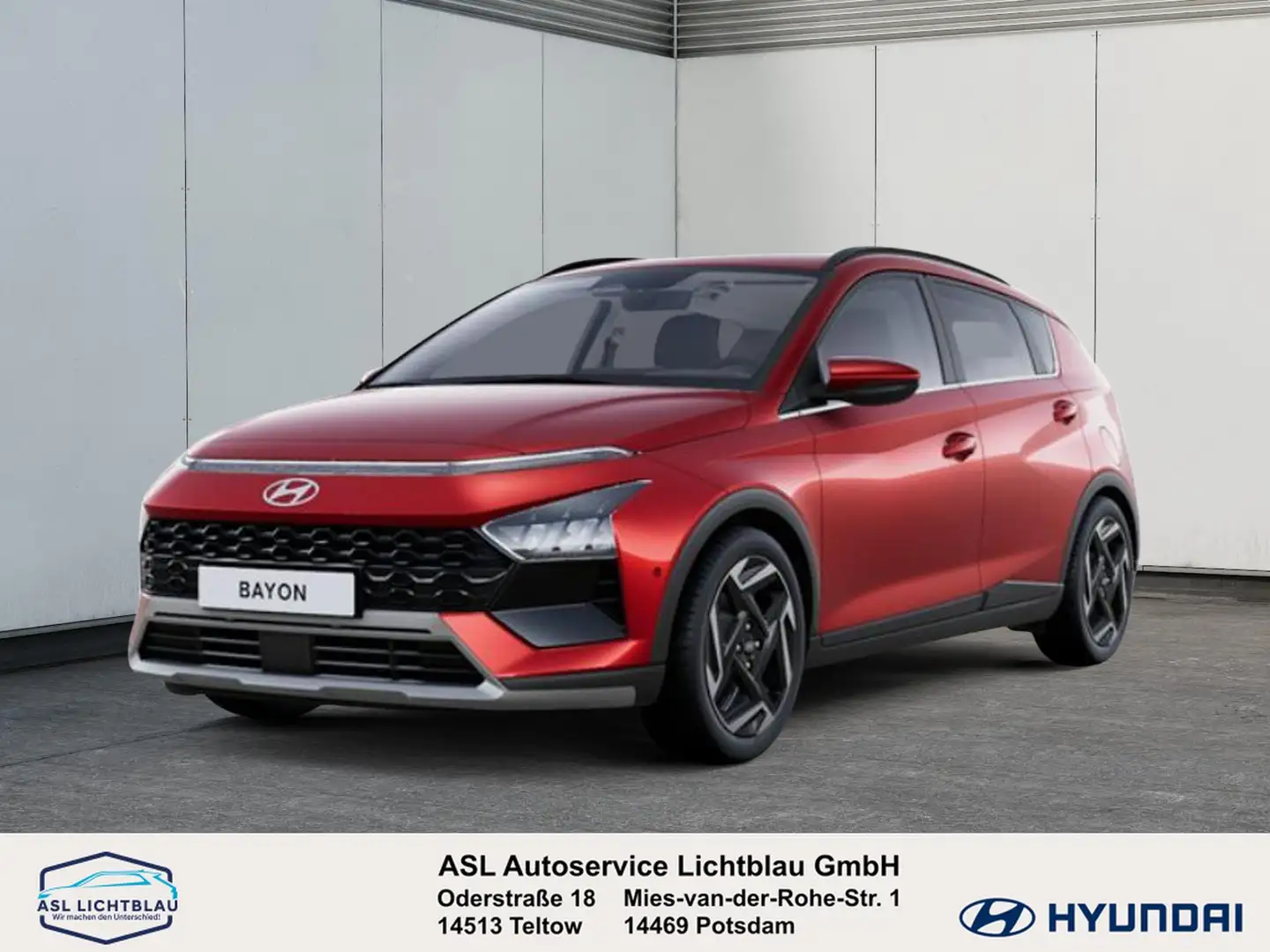 Hyundai BAYON FL 1.0 T-GDI 7-DCT 2WD PRIME Assistenzpaket 1.0 Rot - 1