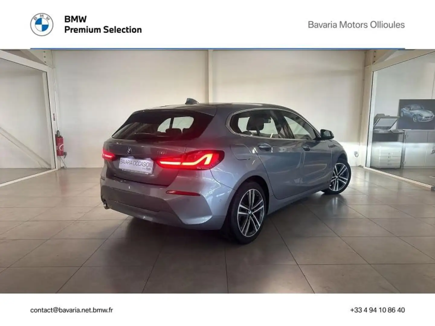 BMW 116 116iA 109ch Business Design DKG7 Gris - 2