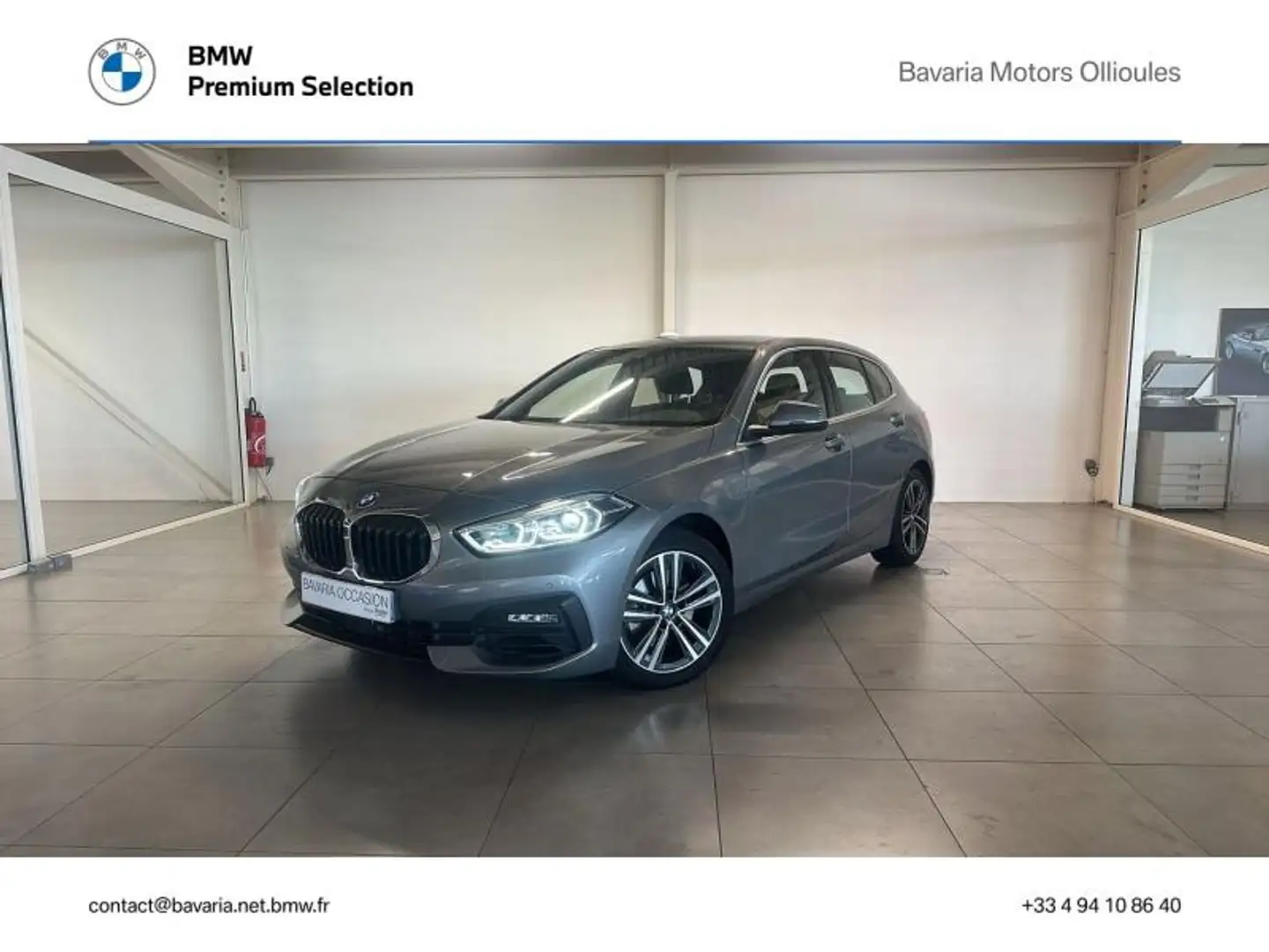 BMW 116 116iA 109ch Business Design DKG7 Gris - 1
