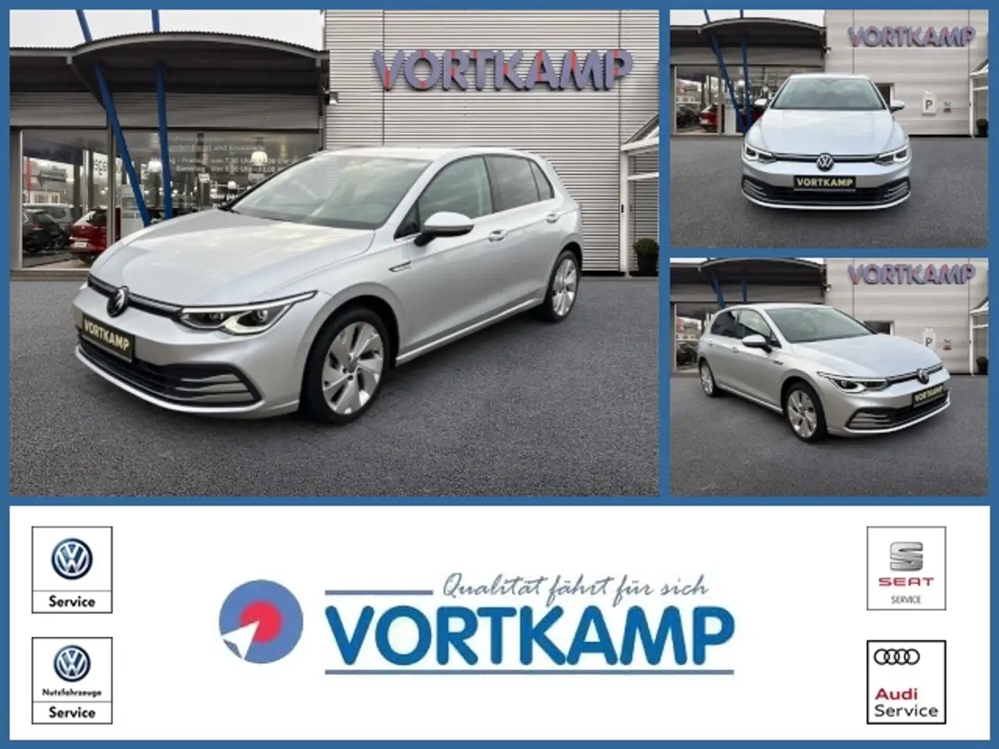 Volkswagen Golf VIII Lim. Style Kamera/KeylessAccess Silber - 1