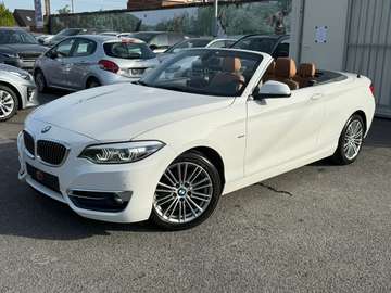 Cabrio 218iA OPF / LUXURY LINE / HARMAN KARDON / AUTO / CUIR / PDC