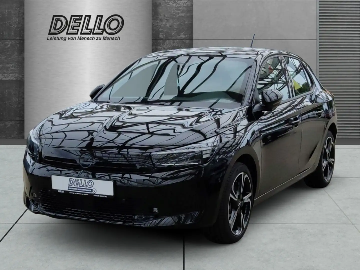 Opel Corsa F 1.2 Turbo EU6e GS LINE LHZ SHZ PDC v. + h. Rückf Schwarz - 1