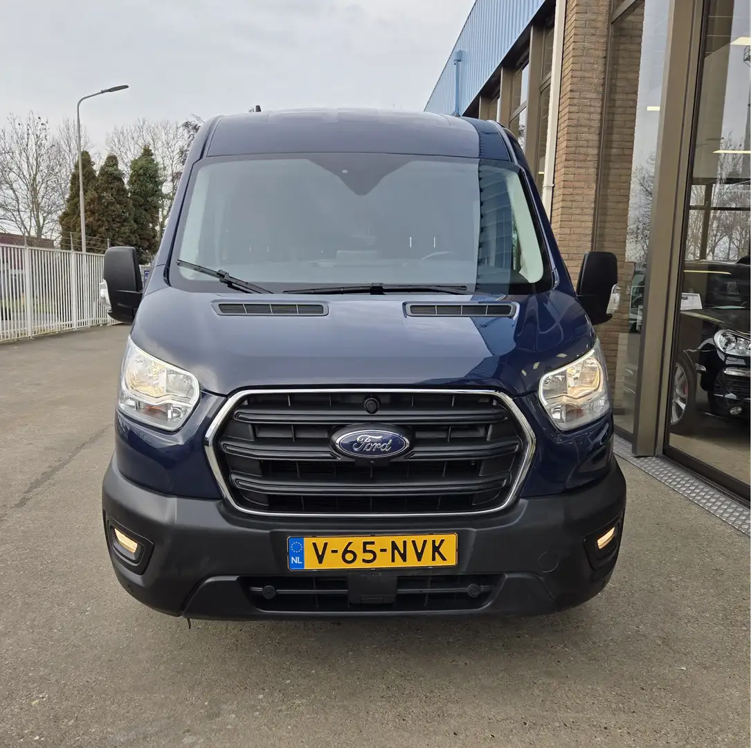 Ford Transit 350 2.0 TDCI 170pK L3H2 DC Dubbelcabine 6 persoons Bleu - 2
