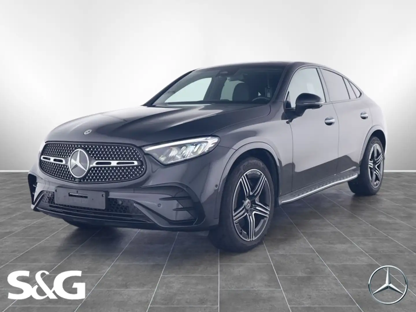 Mercedes-Benz GLC 300 d 4M Coupé AMG PANO+AHK+360°+20 ZOLL Gri - 1