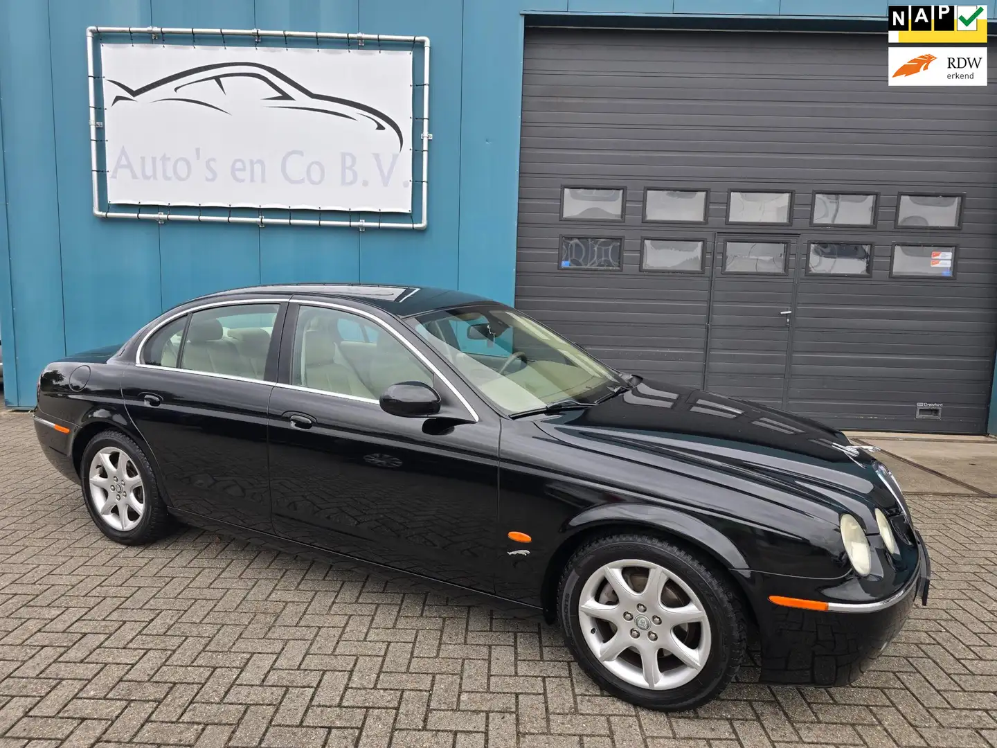 Jaguar S-Type 3.0 V6 Executive Automaat Leder Navigatie Clima Cr Noir - 1