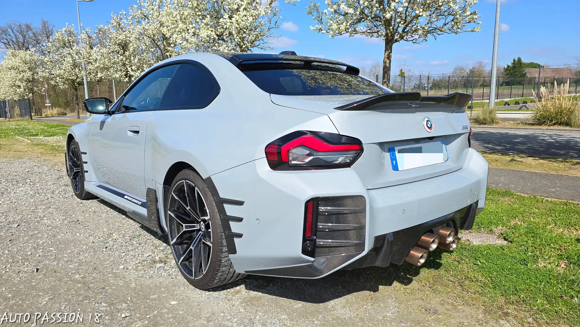 BMW M2 M PERFORMANCE CARBONE  460 Ch Française  1main Gris - 2