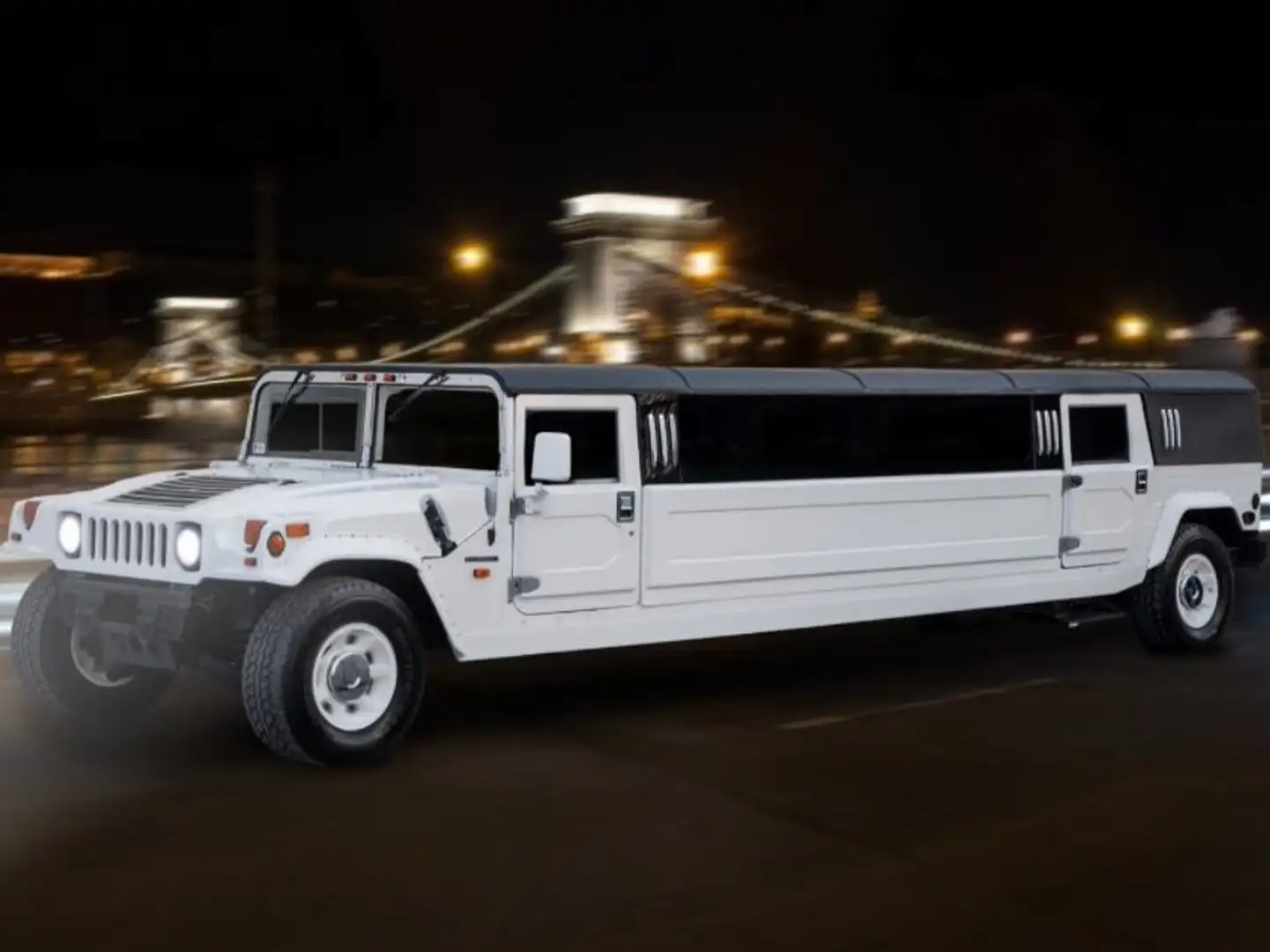 HUMMER H1 200' STRETCH LIMOUSINE *VIP* Wit - 1