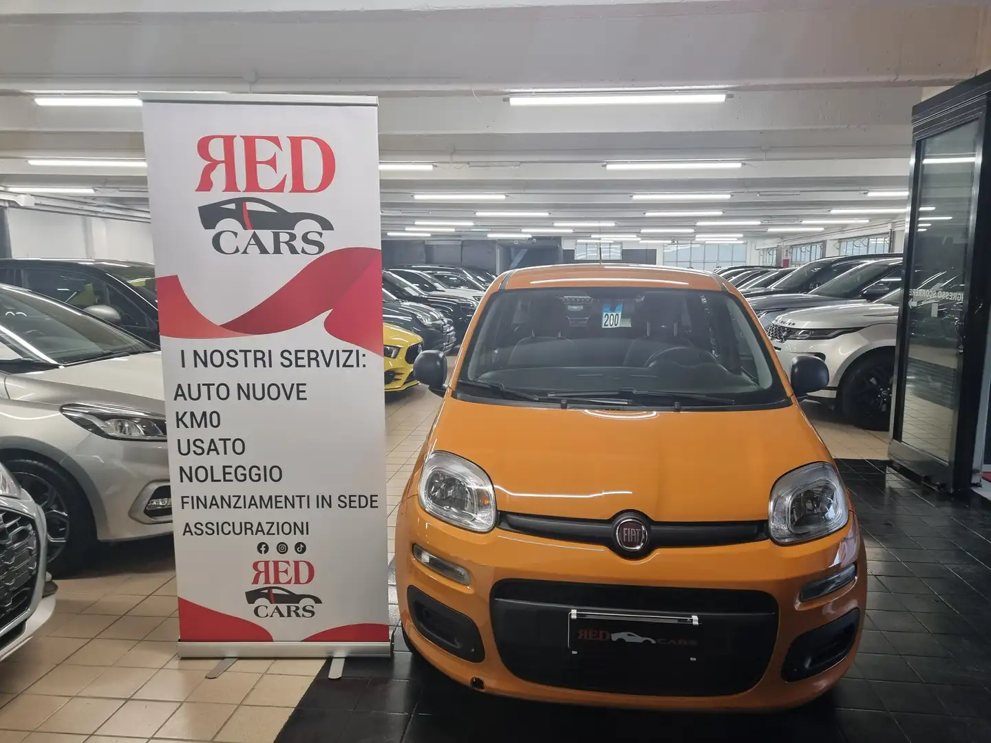 Fiat Panda 1.0 firefly hybrid Oranje - 1