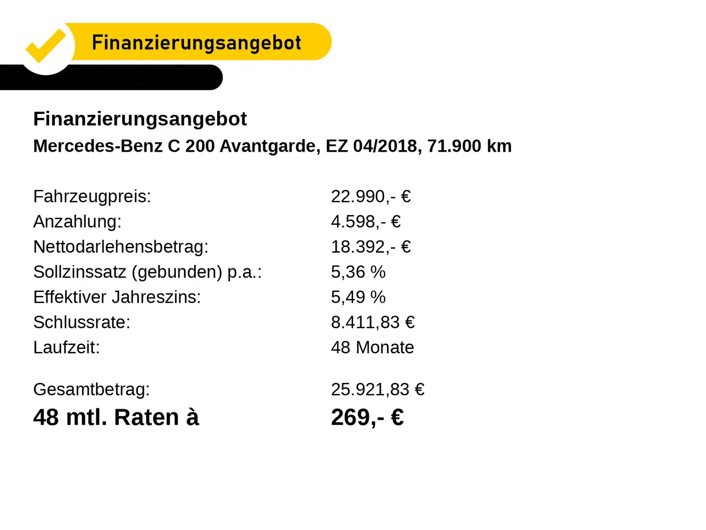 Mercedes-Benz C 200 Lim. Avantgarde, Navi, Klima, Sitzheizung Gris - 2