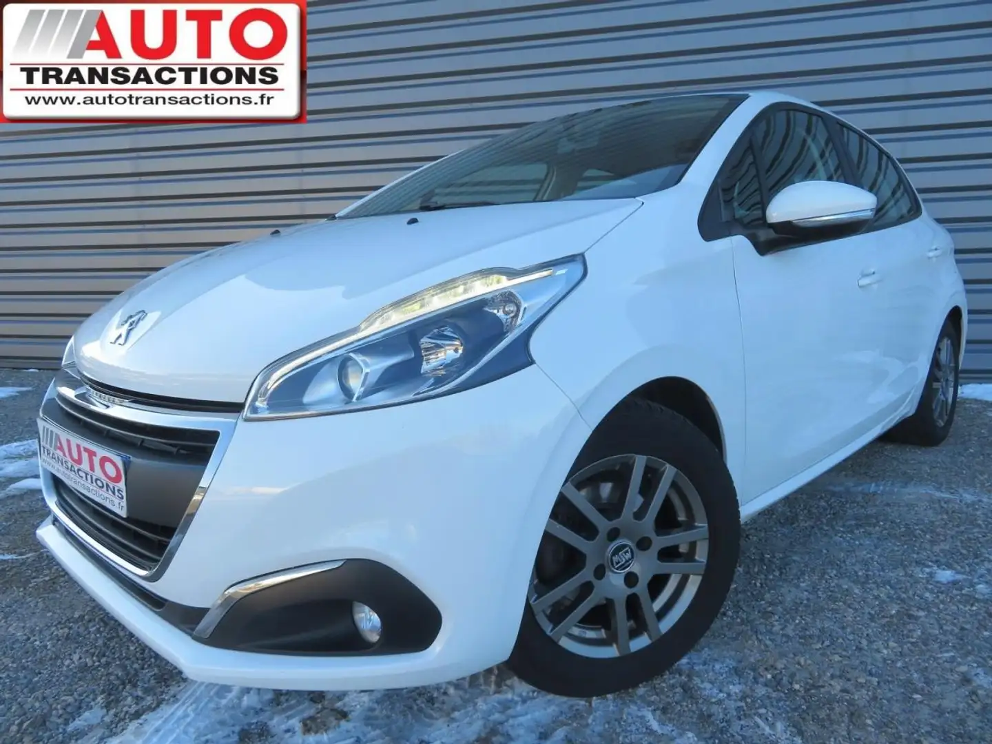 Peugeot 208 208 1.6 BlueHDi S\u0026S - 100  Allure Business Blanc - 1