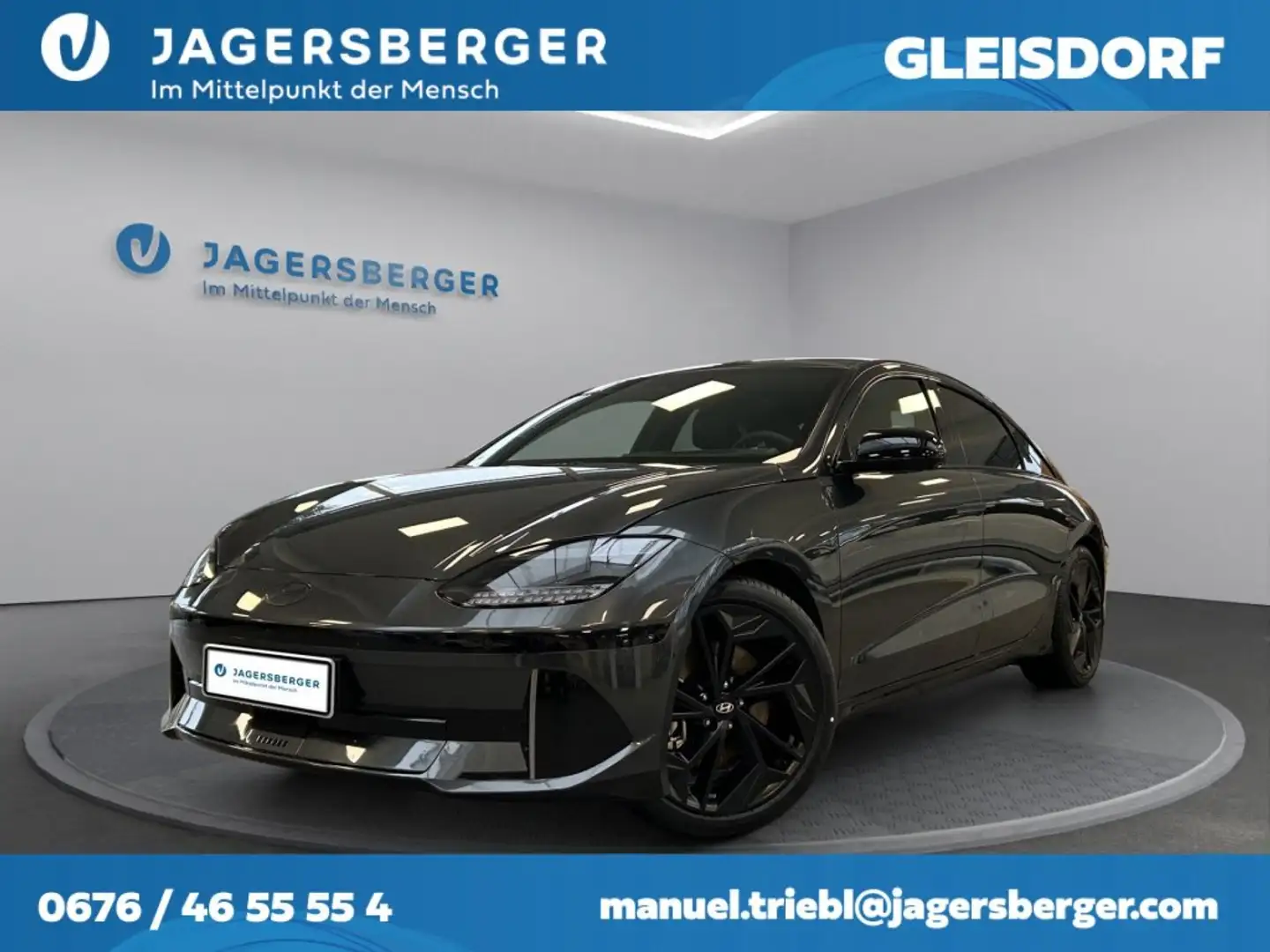 Hyundai IONIQ 6 BLACK Edition 77,4 kWh Grau - 1