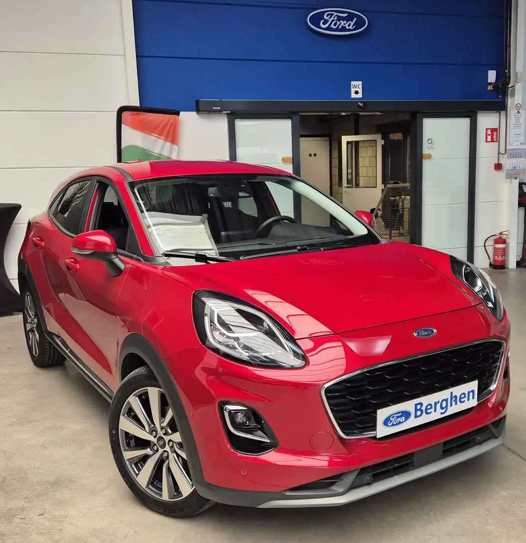 Ford Puma Ecoboost mHEV Titanium X Rouge - 1
