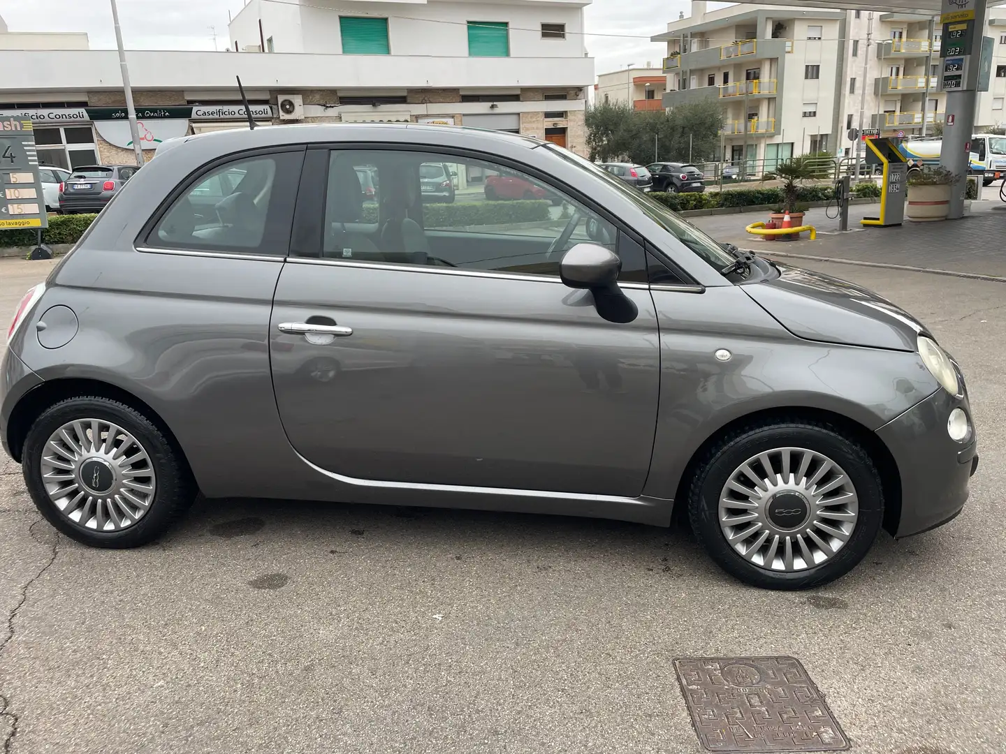 Fiat 500 500 1.2 Lounge 69cv Gris - 2