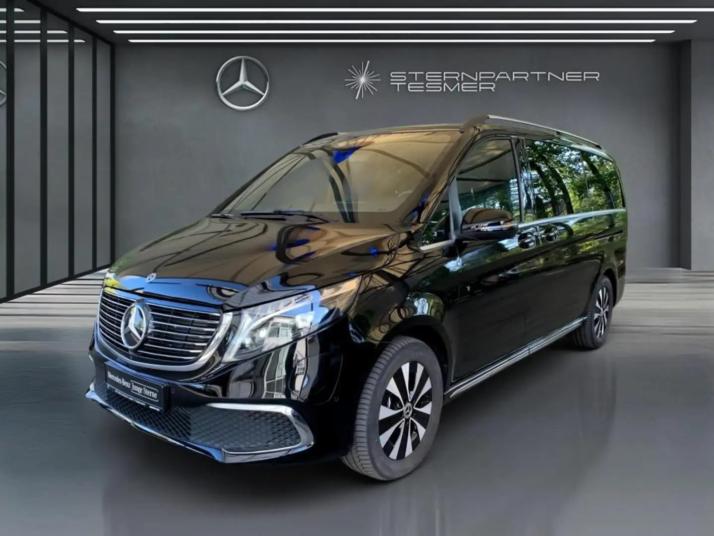 Mercedes-Benz EQV 300 AVANTGARDE, LANG - 5 J. GARANTIE! PANO! Negro - 1