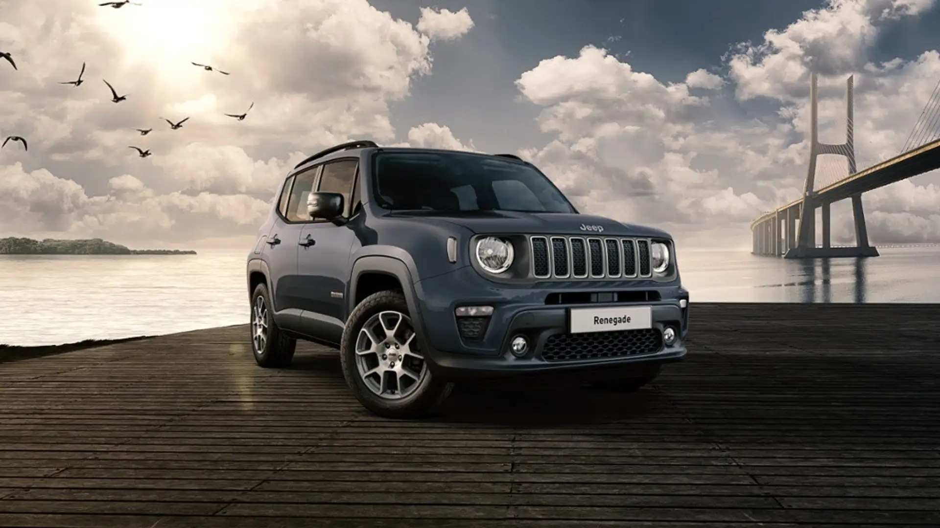 Jeep Renegade 1.5 turbo t4 mhev Limited 2wd 130cv ddct Azul - 1