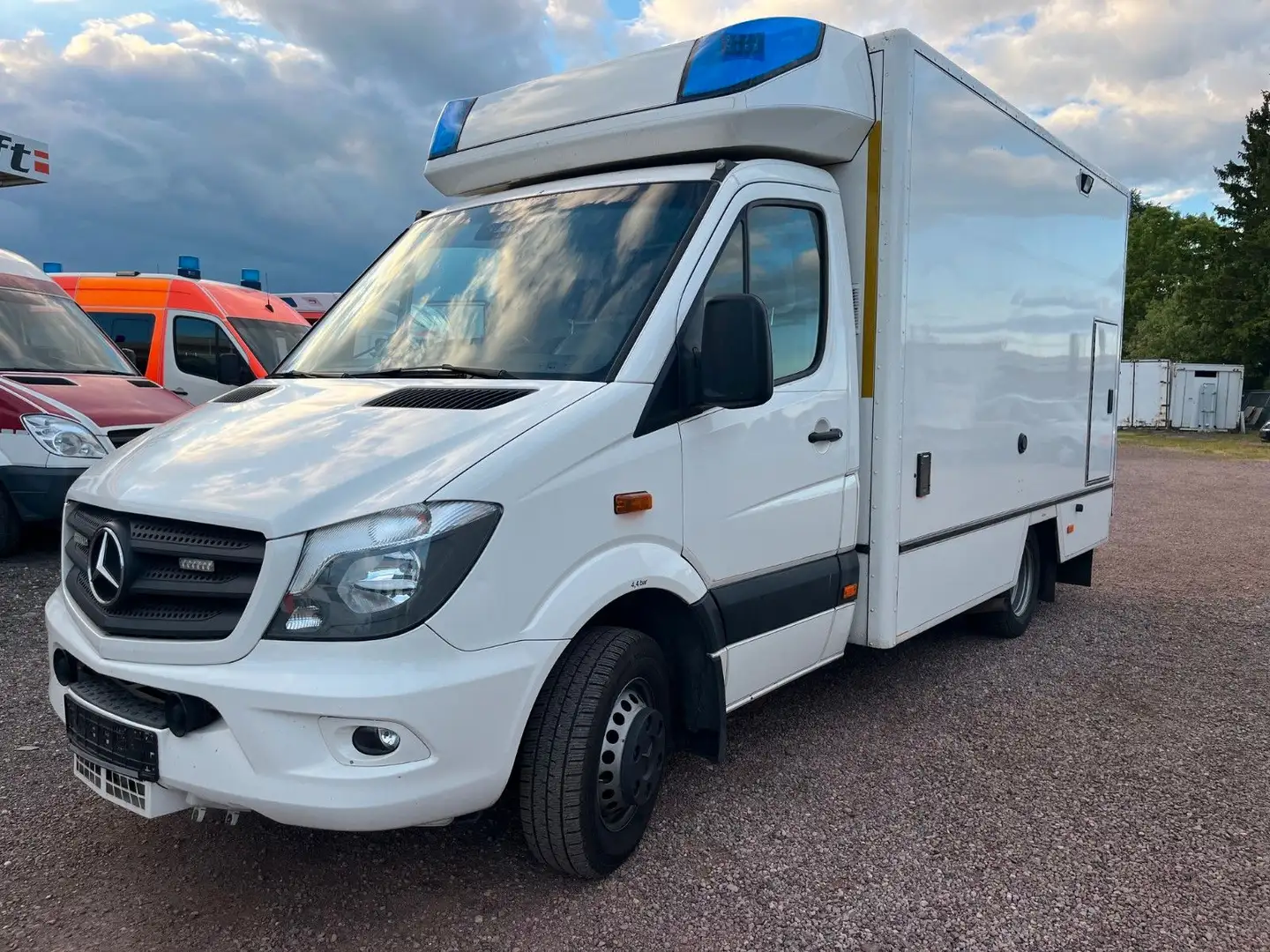 Mercedes-Benz Sprinter 516 cdi RTW mit Trage Weiß - 1
