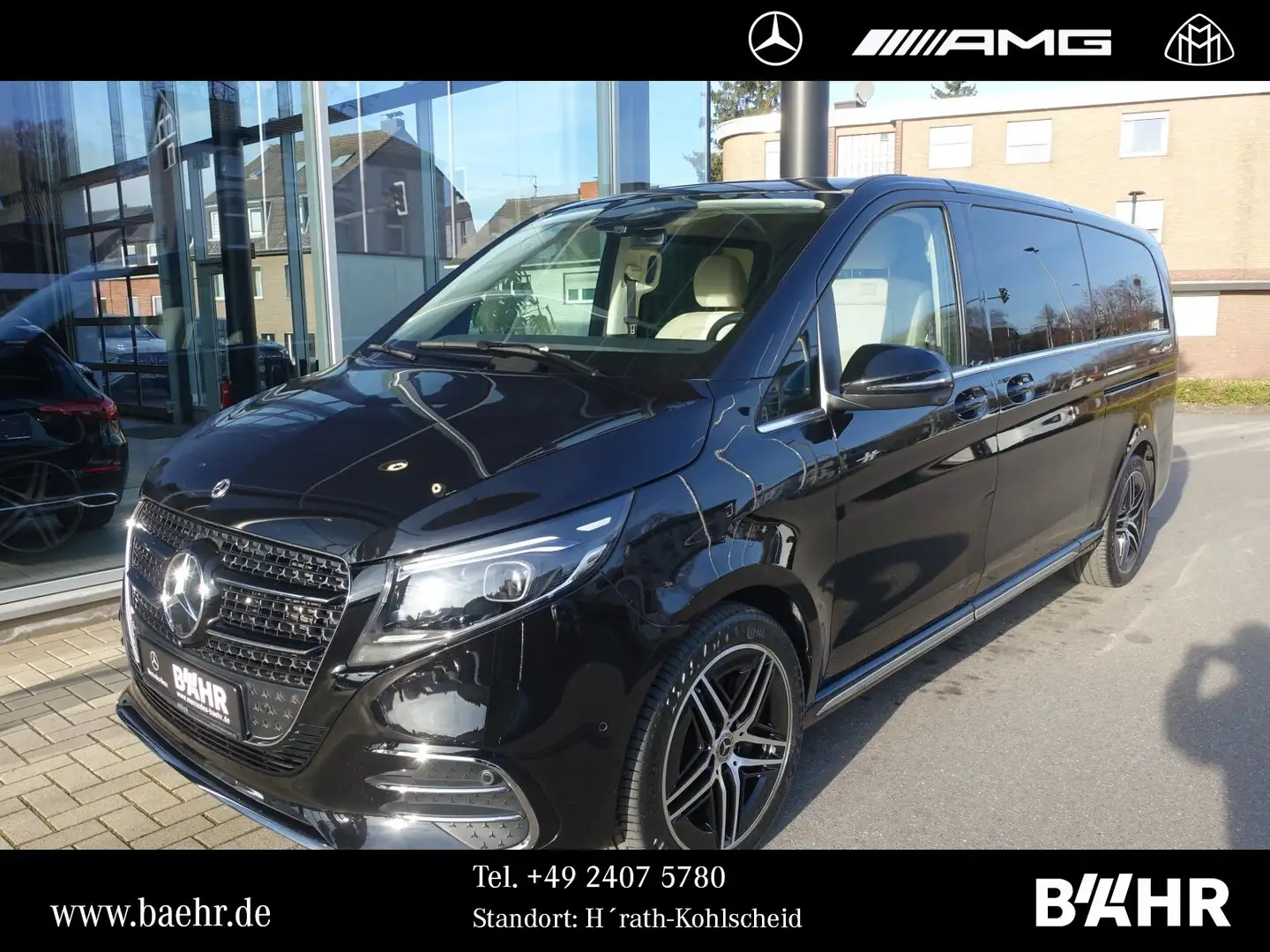 Mercedes-Benz V 300 V 300 d 4M Extralang AMG/MBUX/LED/Distronic/360° Schwarz - 1