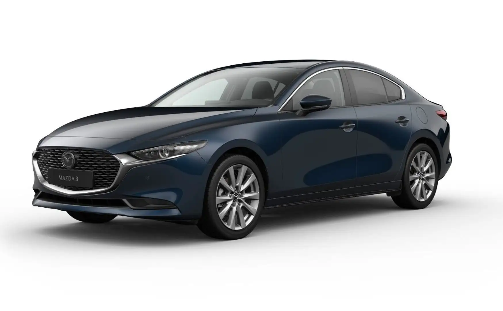 Mazda 3 Lim. Exclusive*ACC*Bose*MatrixLED*Lenkradheiz* Blau - 1