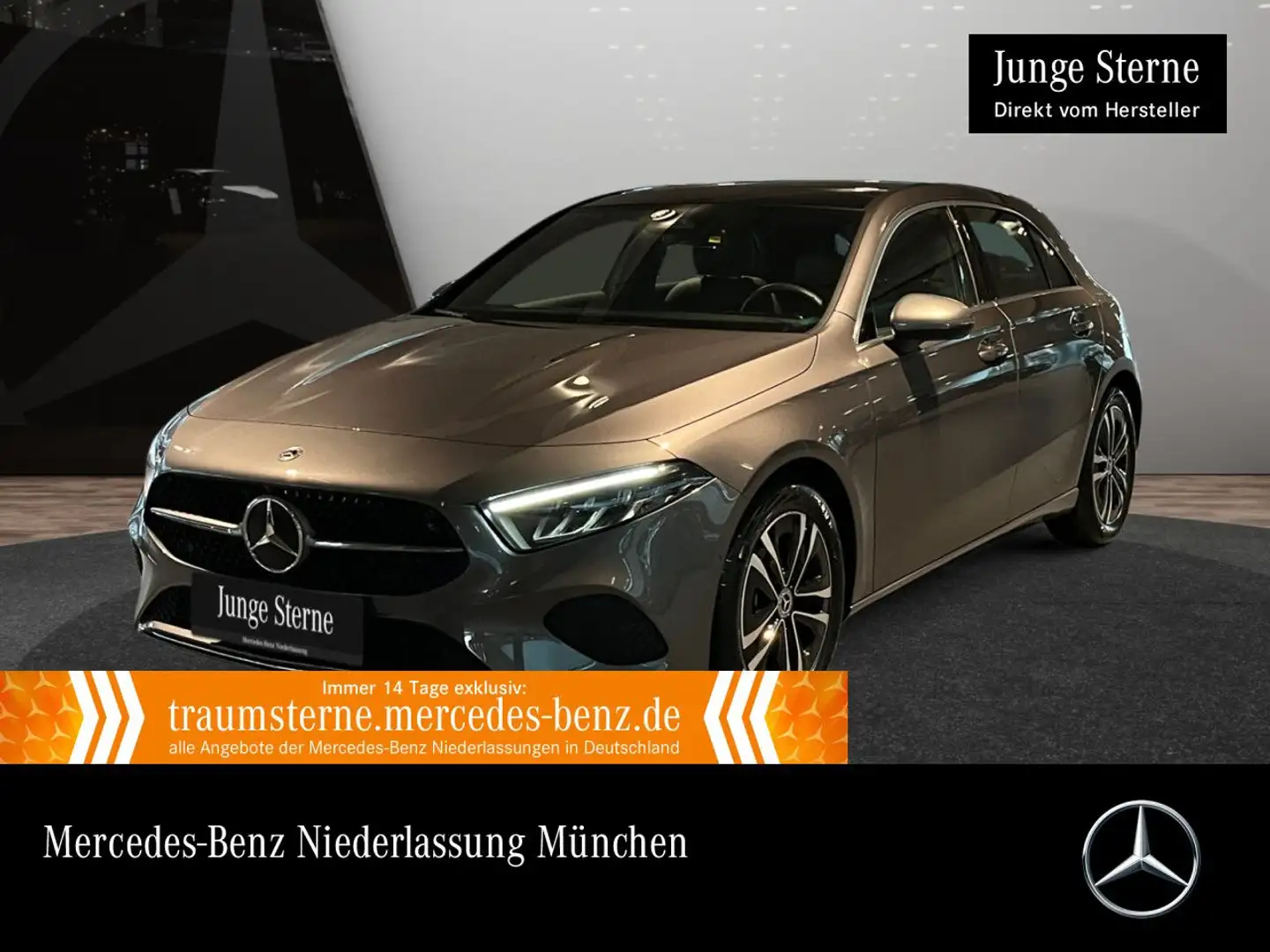 Mercedes-Benz A 180 d PROGRESSIVE+PANO+LED+KAMERA+8G Grau - 1